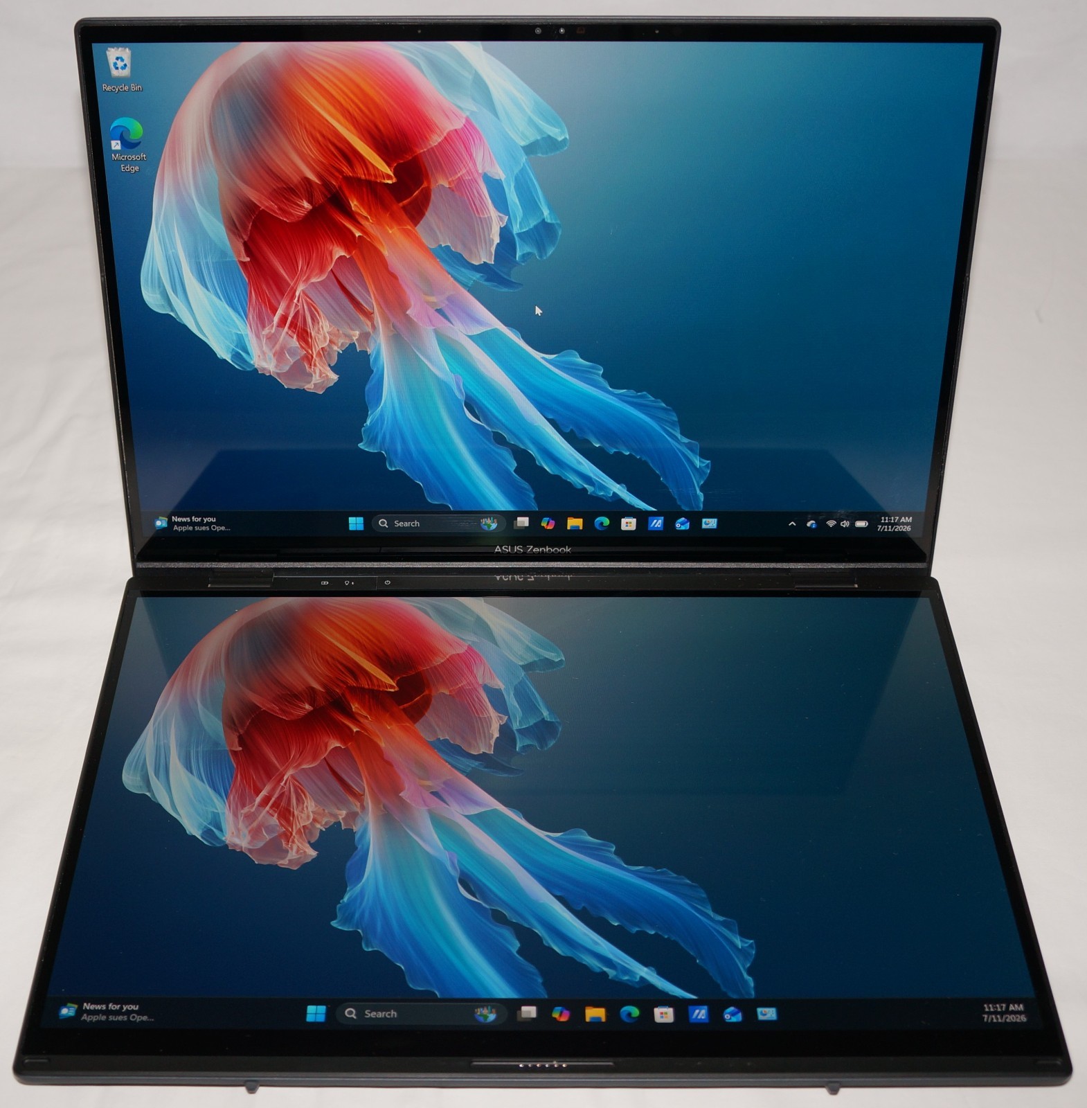 ASUS Zenbook Duo UX8406MA-DS76T Intel Ultra 7/16GB/1TB/14″ FHD+ OLED TouchScreen