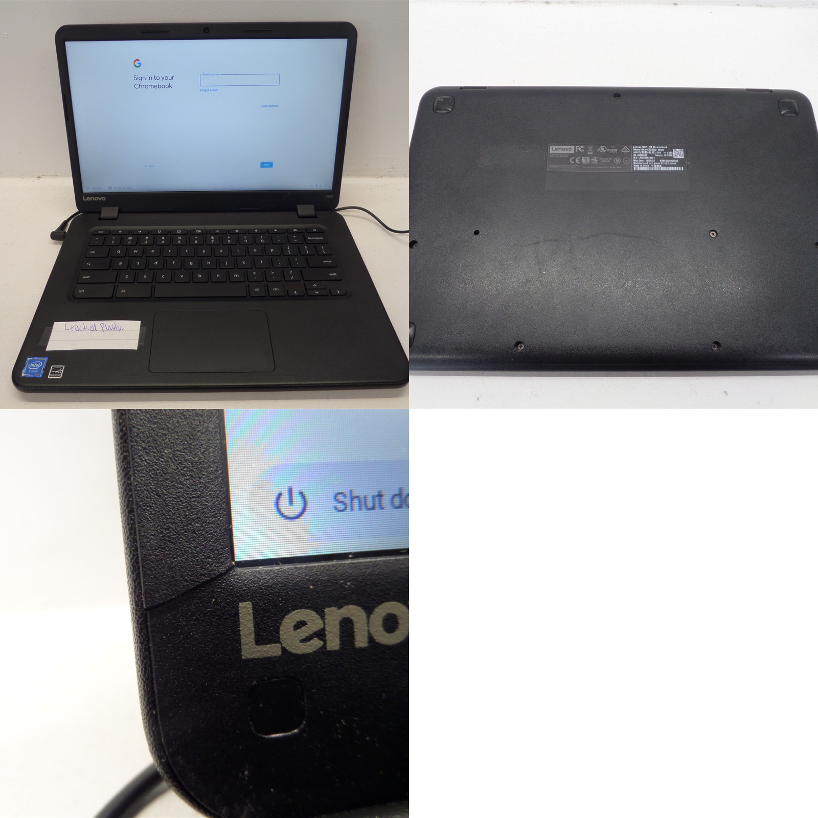 Lot Of 11 Lenovo N42-20 80US 14″ 80US0002US Chromebook 32GB SSD READ DESC