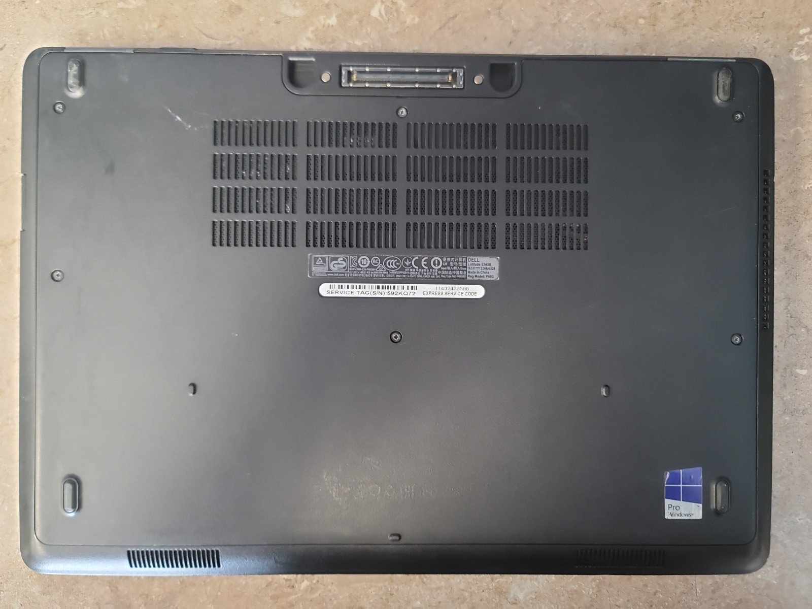 Dell Latitude E5450, Intel i5-5300U, 4gb RAM, 240gb SSD, 14″, Working, As is