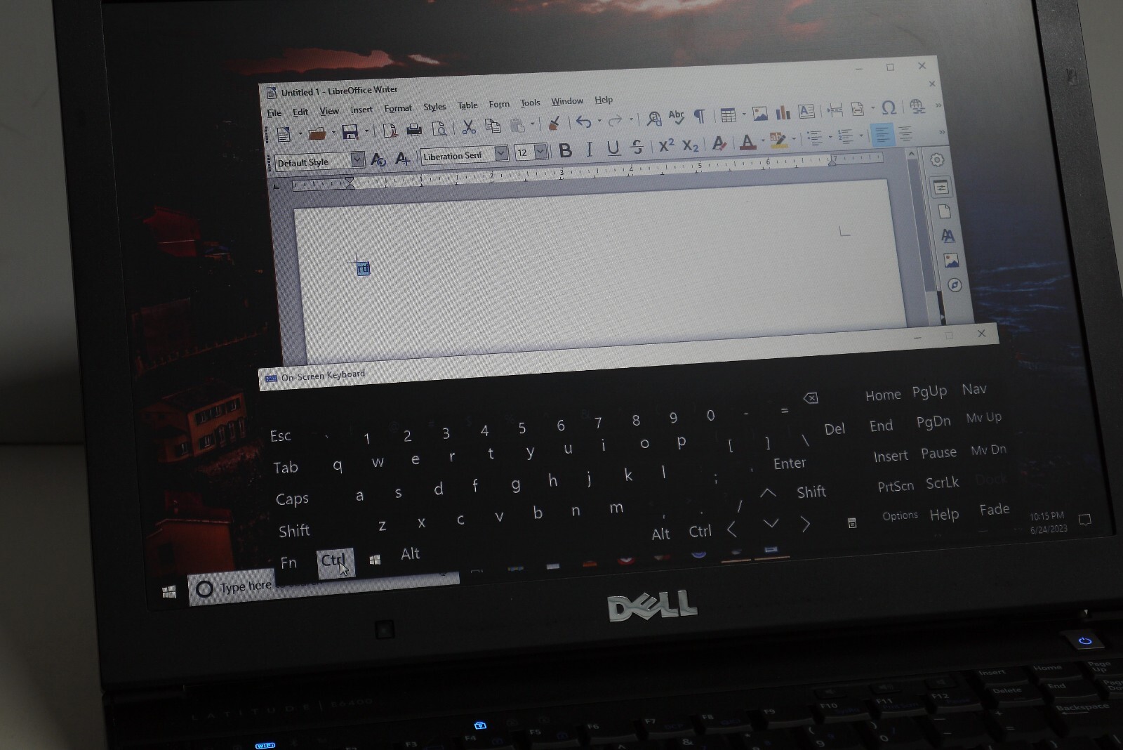 Dell Latitude E6400 Core 2 Duo P8700 4gb 160gb hdd Laptop. Please read.