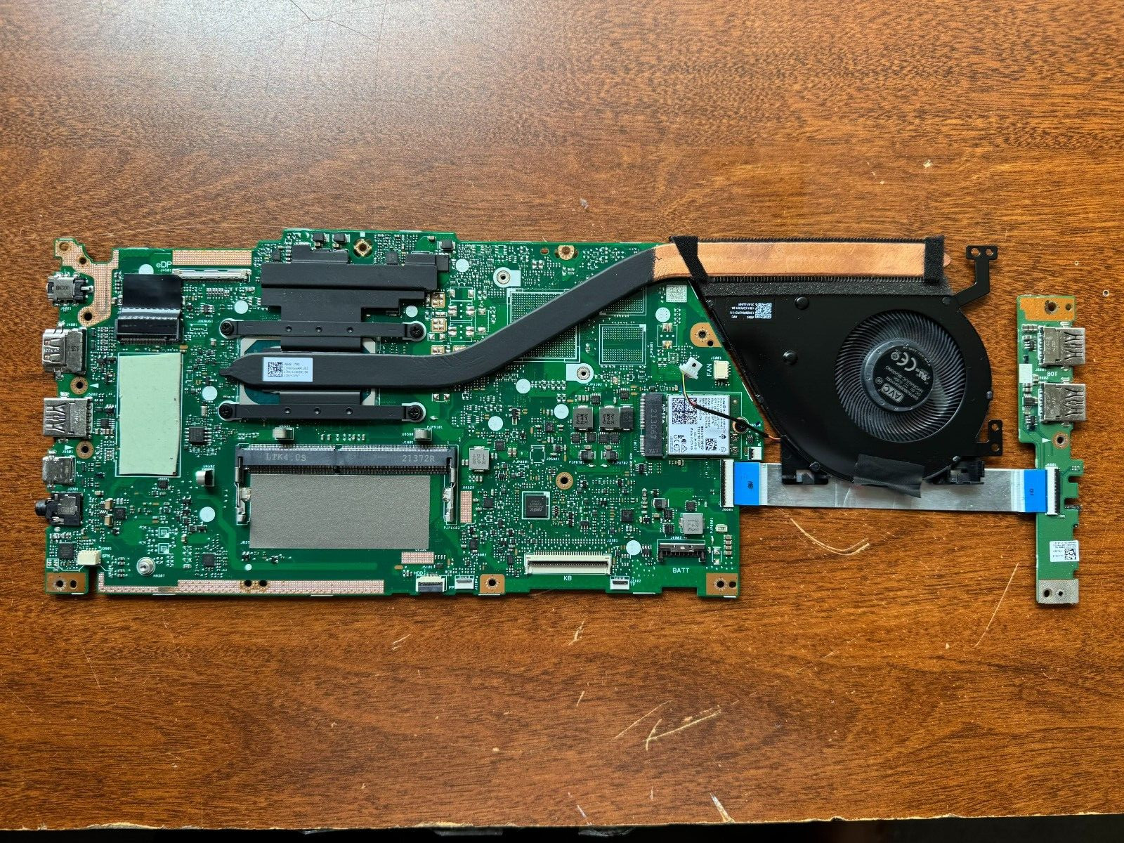 Asus Vivobook K513EA Systemboard i5 2.8GHZ with CPU Fan and IO board