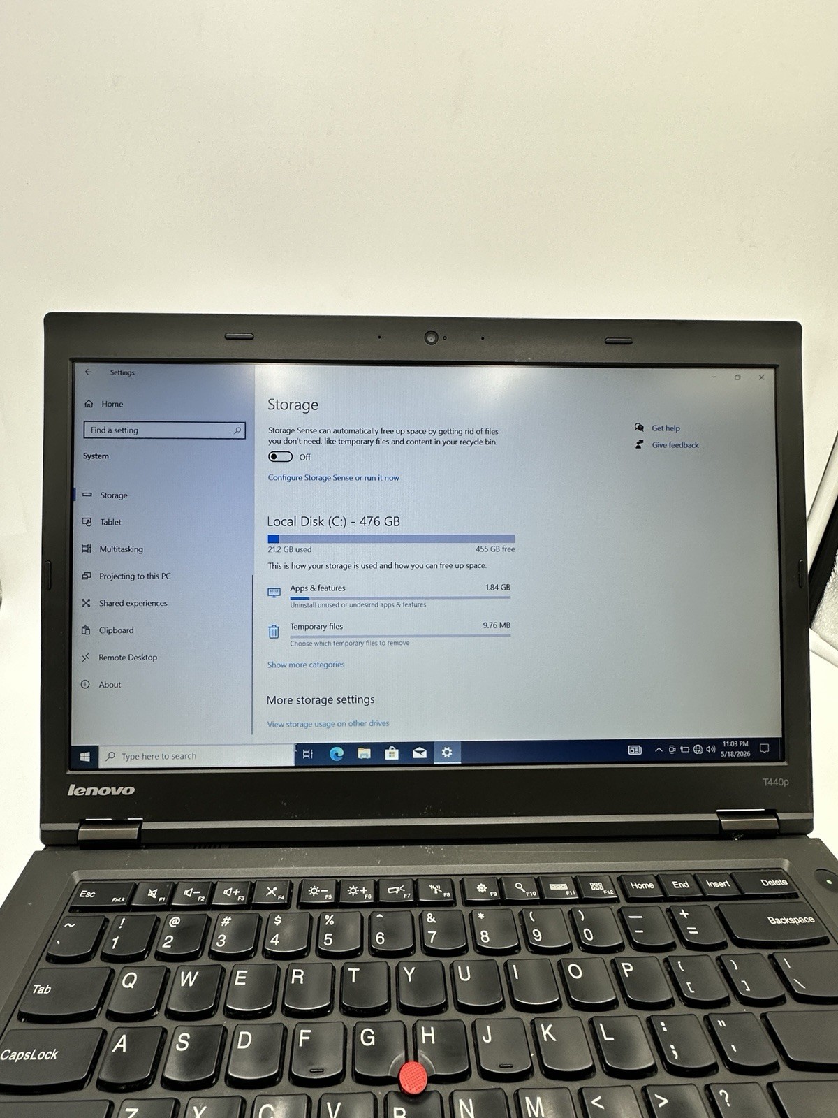 Lenovo ThinkPad T440p Core i5 4th Gen 8gbRAM 512GB SSD Win 10 Pro