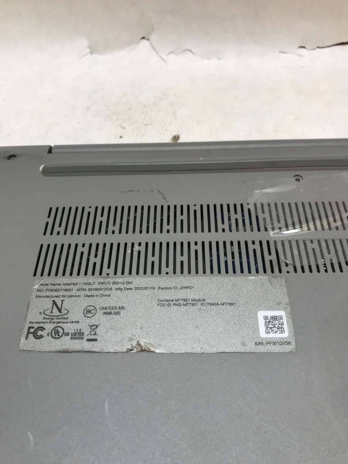 Lenovo IdeaPad 1 14IGL7 14″ Pentium Silver 1.1GHz 4GB RAM 128GB eMMC Cracked -DW
