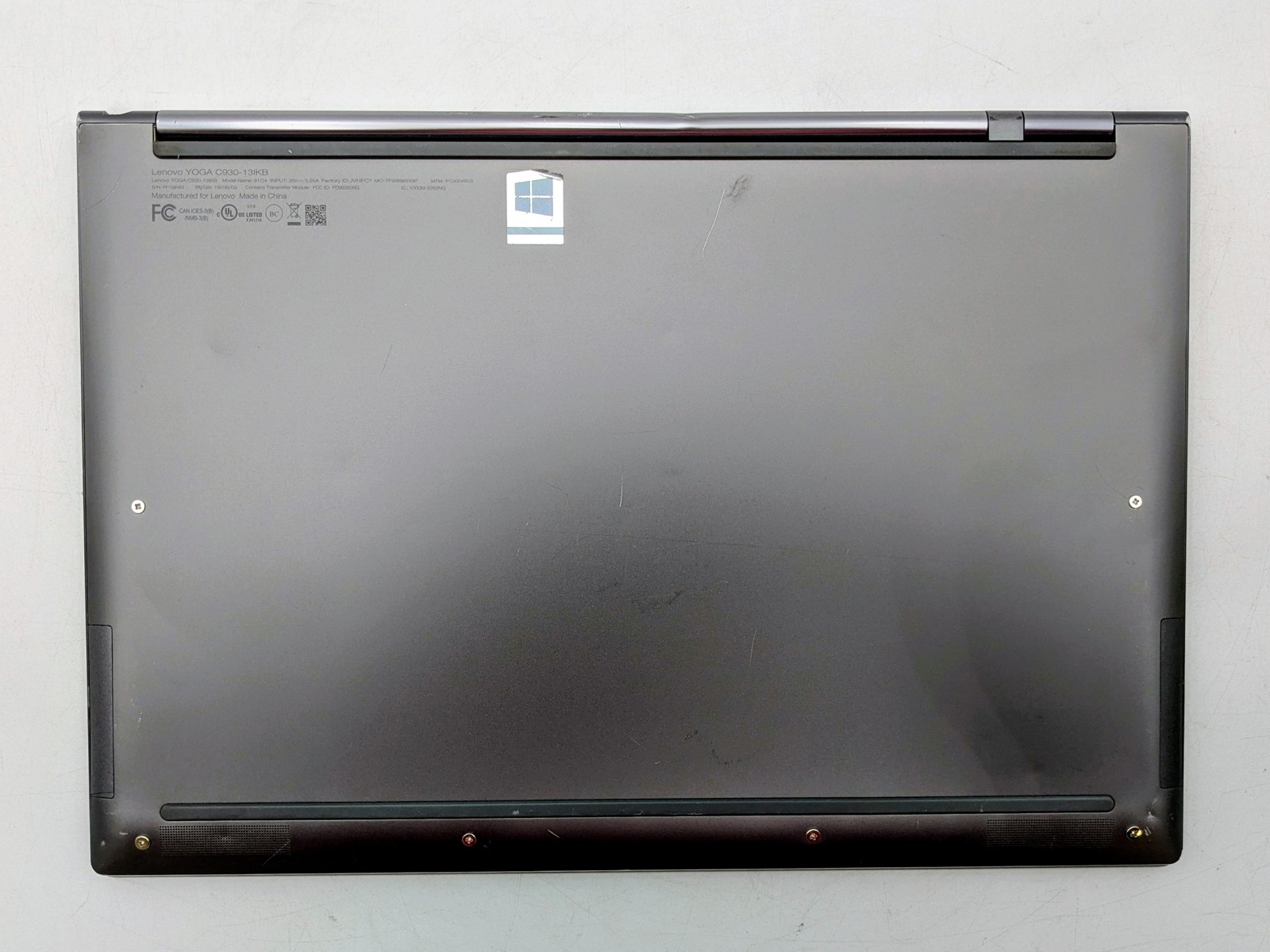 Lenovo Yoga 2-in-1 C930-13IKB 14″ FHD Touch I7-8550U 256GB SSD 8GB W11 *READ*