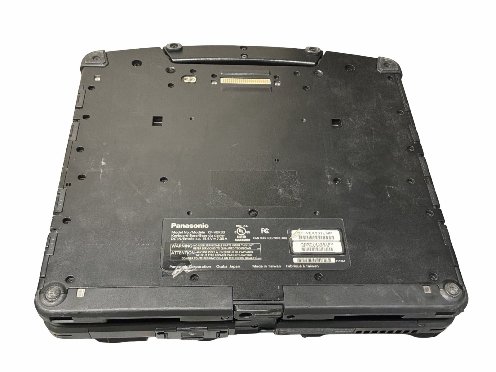 Toughbook Panasonic CF-33 I5-6300U 8GB RAM 256GB SSD W11P W/CHARGER LOT 2