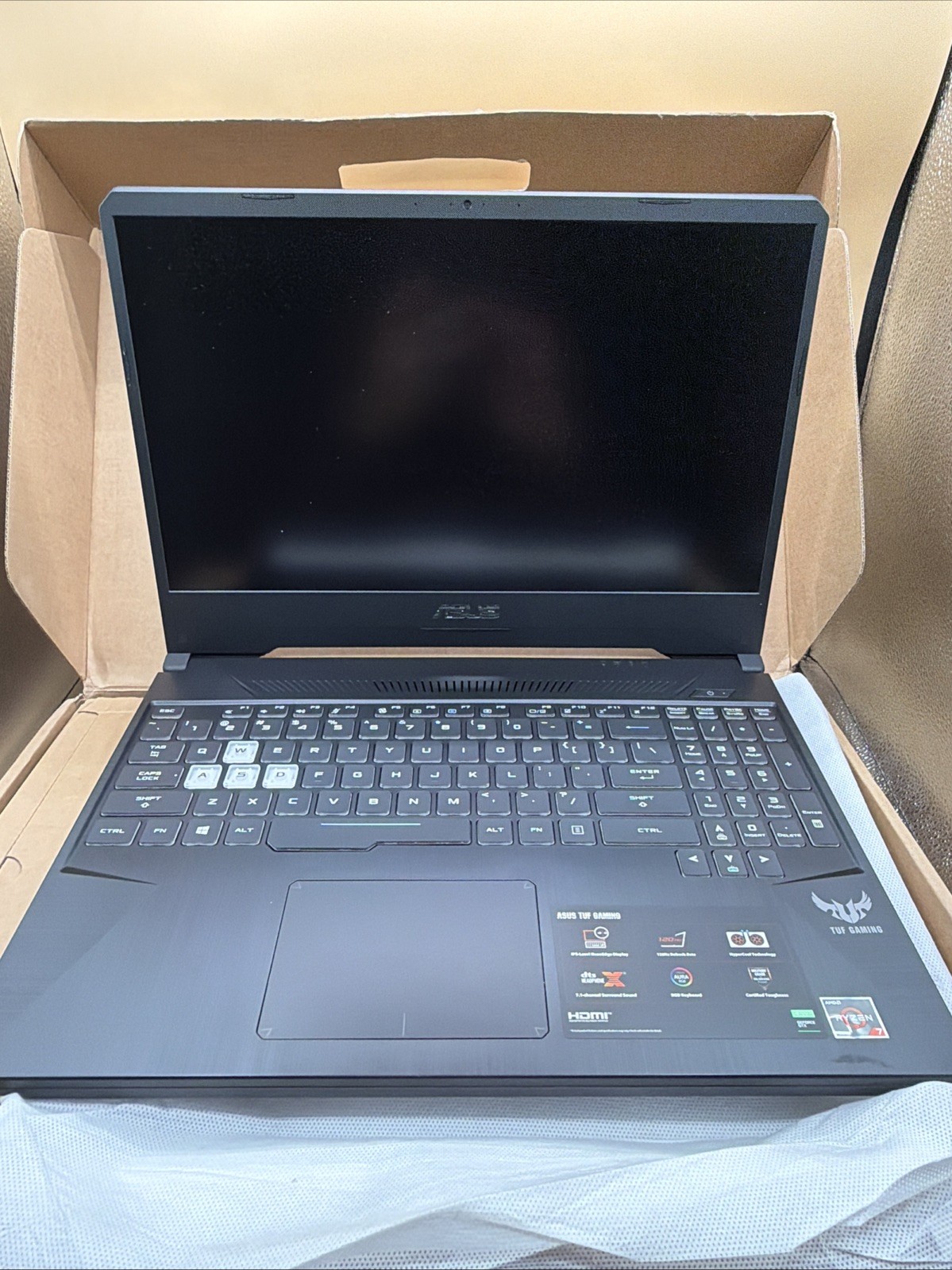 Asus FX505DT-EB73 TUF Laptop 15.6″ Ryzen 7 8GB RAM 512GB SSD GeForce GTX 1650 PC