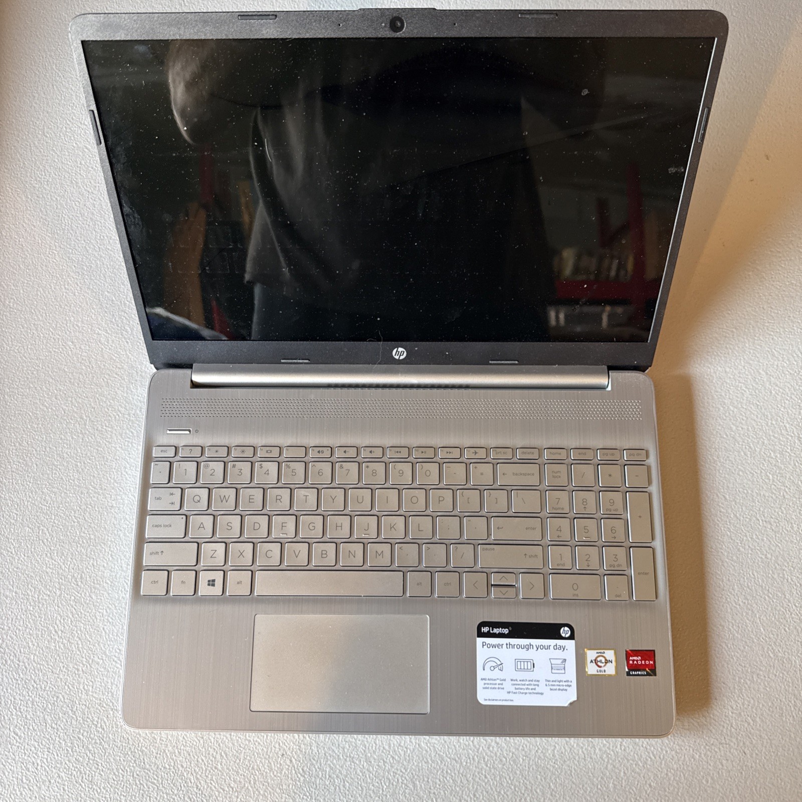 HP 15-ef1040nr laptop for parts or repair AS IS READ DESCRIPTION