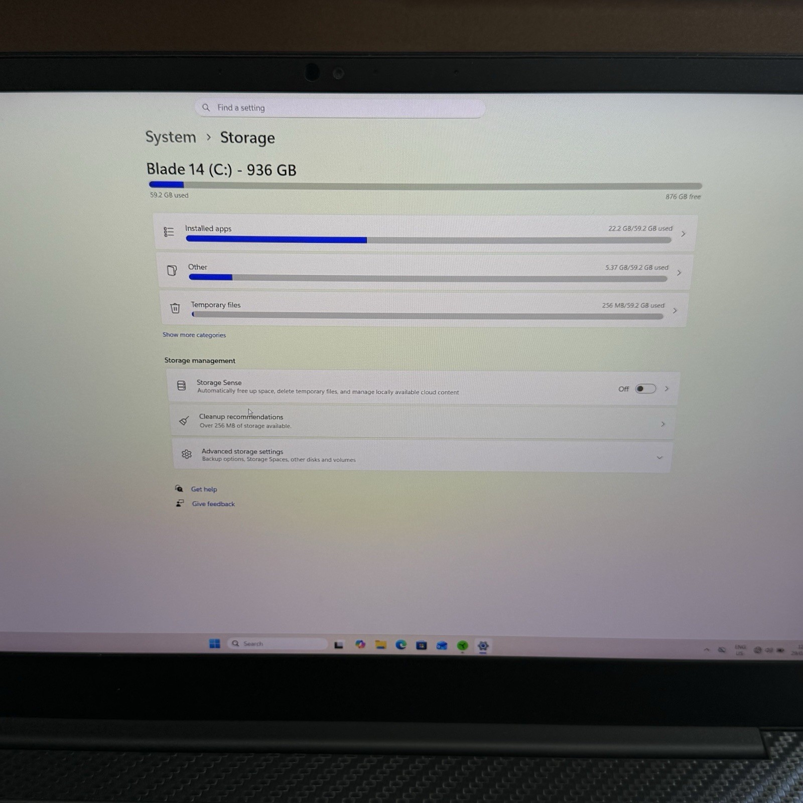 Razer Blade 14 1TB AMD Ryzen 9 5900HX Radeon Graphics 16GB Ram RZ09-0370 Laptop