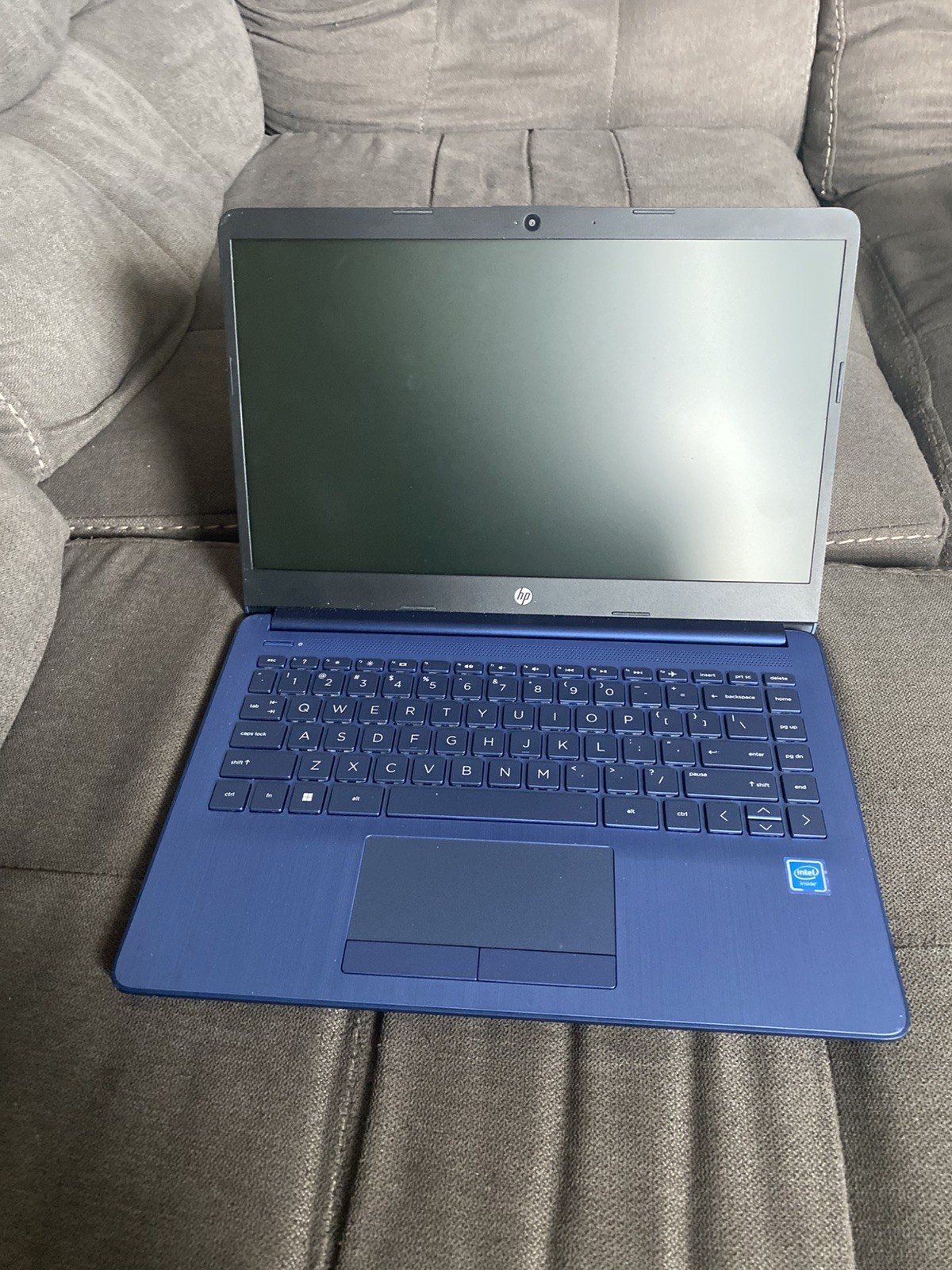HP 14 inch HD Windows Laptop Intel Processor N150 4GB RAM 128GB UFS Blue