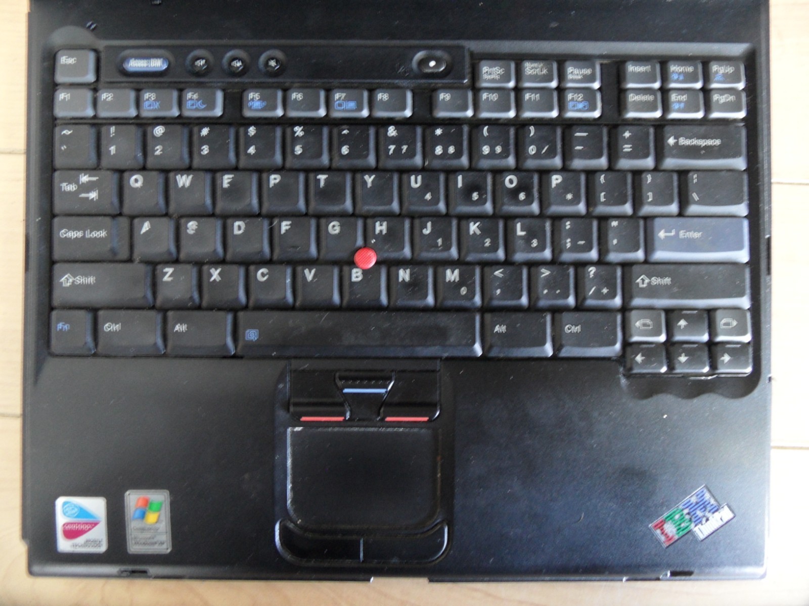 IBM ThinkPad R51 Laptop For Parts Posted Bios 30GB Hard Drive Wiped *