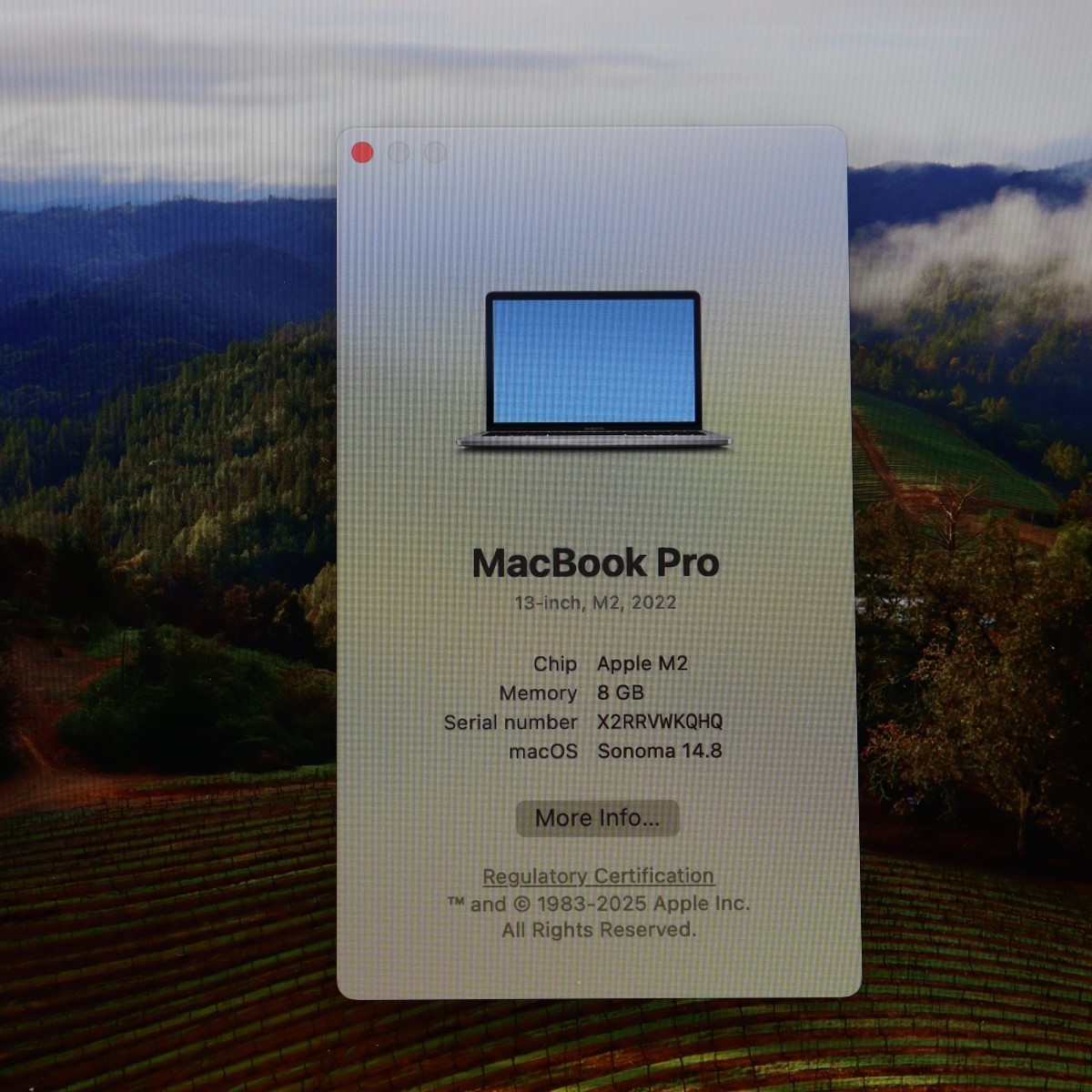 Apple MacBook Pro M2 Chip Laptop 8GB 256GB SSD 13.3″ 2022 (PZ1004820)