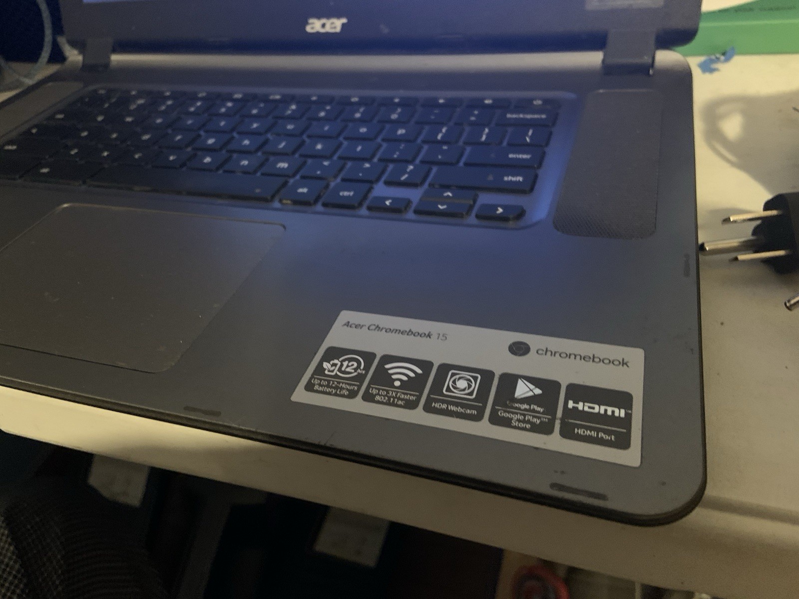 Acer Chromebook 15 CB3-532-C3F7 2Gb Ram DDR3 16gb SSD EMMC