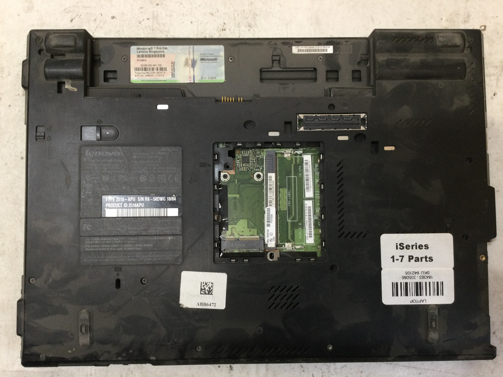 LENOVO THINKPAD T410i – FOR PARTS – MISSING COMPONENTS – READ DESCRIPTION – BB!!