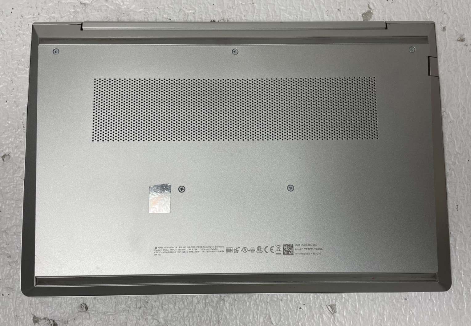 HP ProBook 445 G10 14″ AMD Ryzen 5 7530U @2.00GHz 8GB RAM NO SSD For Parts *READ