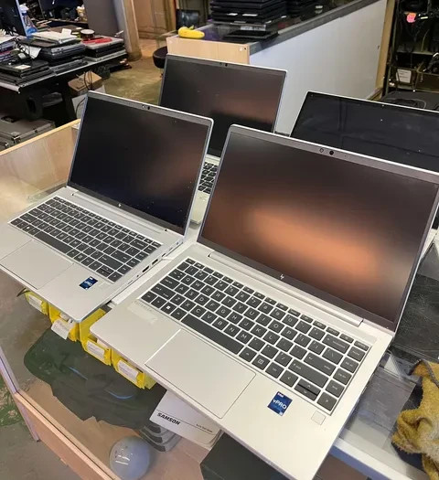 Lot of 4 HP EliteBook Laptops FOR PARTS OR REPAIR ONLY – READ DESCRIPTION CAREFU
