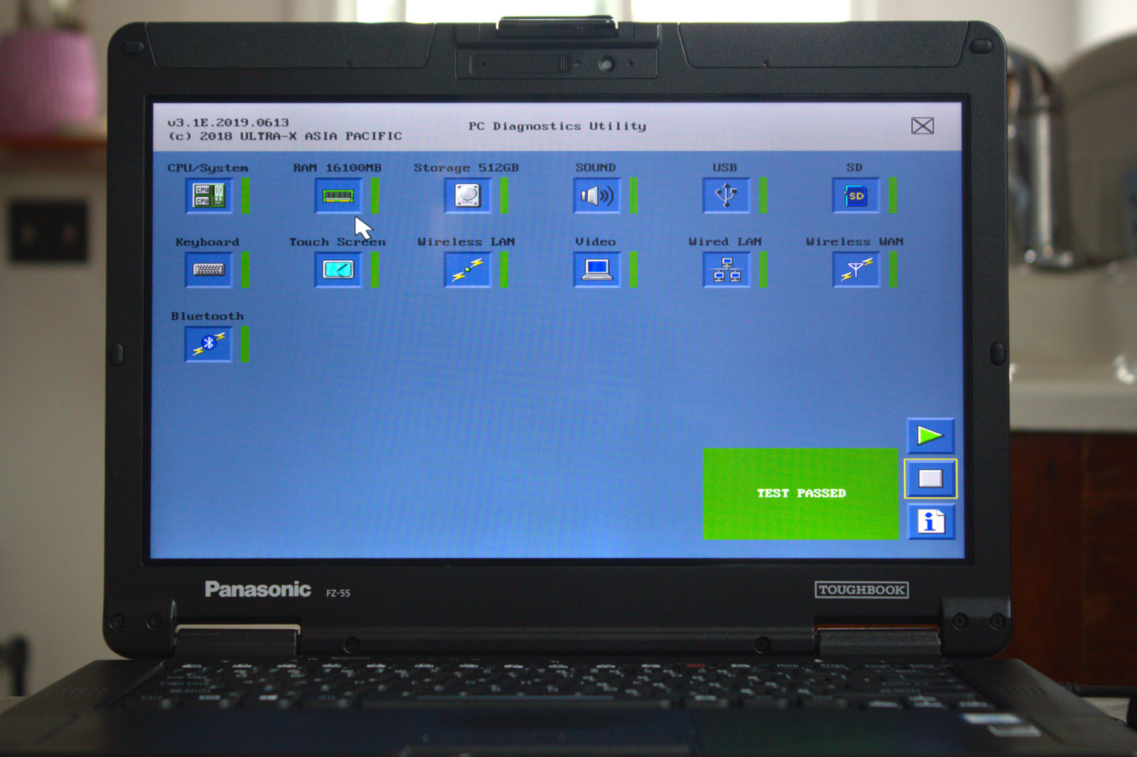 Panasonic Toughbook FZ-55 i7-8665U 512GB SSD 16GB RAM Touch 4G GPS New Battery