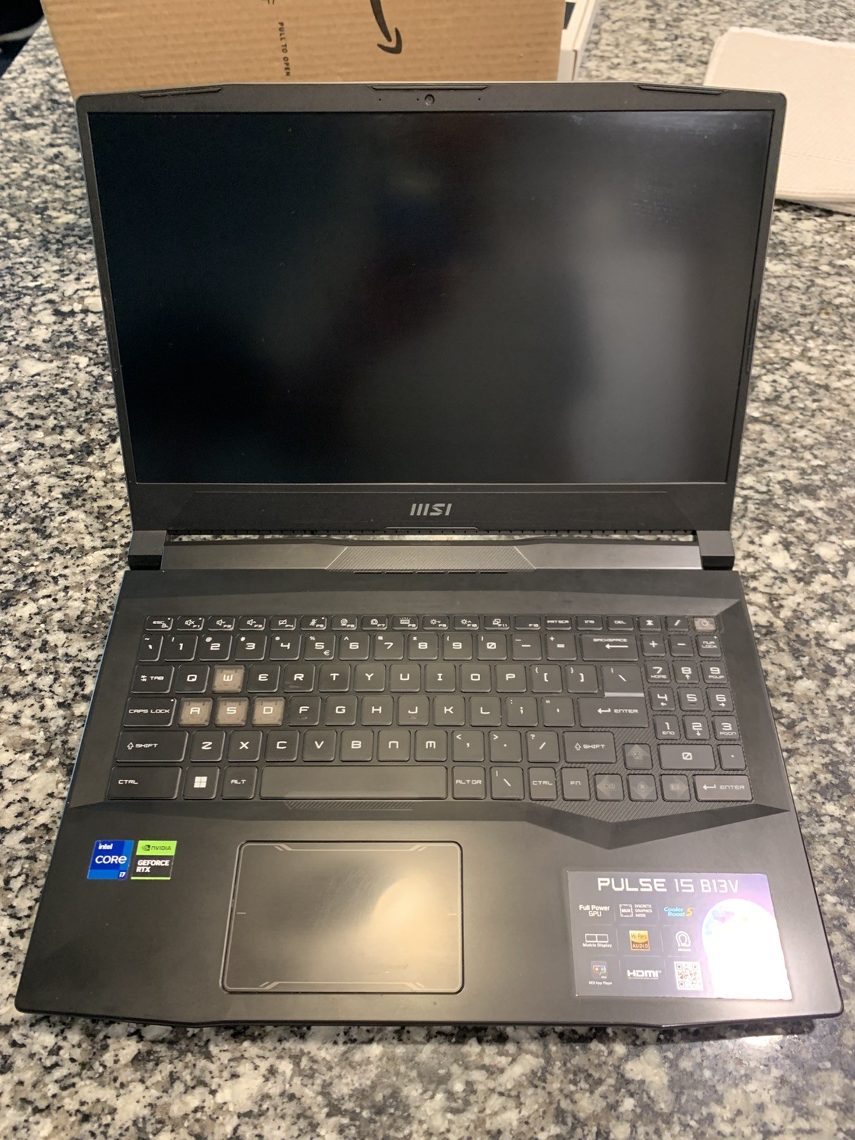 MSI Pulse 15 B13VFK Laptop Intel Core I7 13th Gen, 32GB RAM, 1TB SSD, RTX 4060