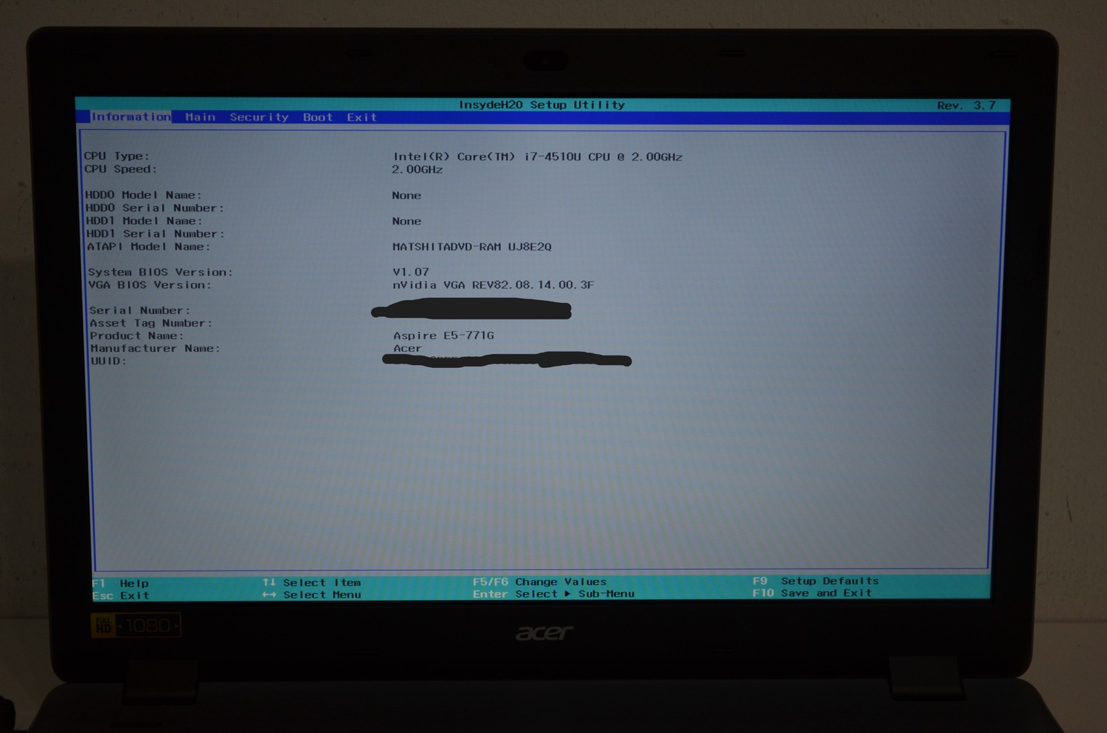 Acer Aspire E5-771G-7868 Laptop – Intel Core i7-4510U – 4GB RAM – NVIDIA 840M