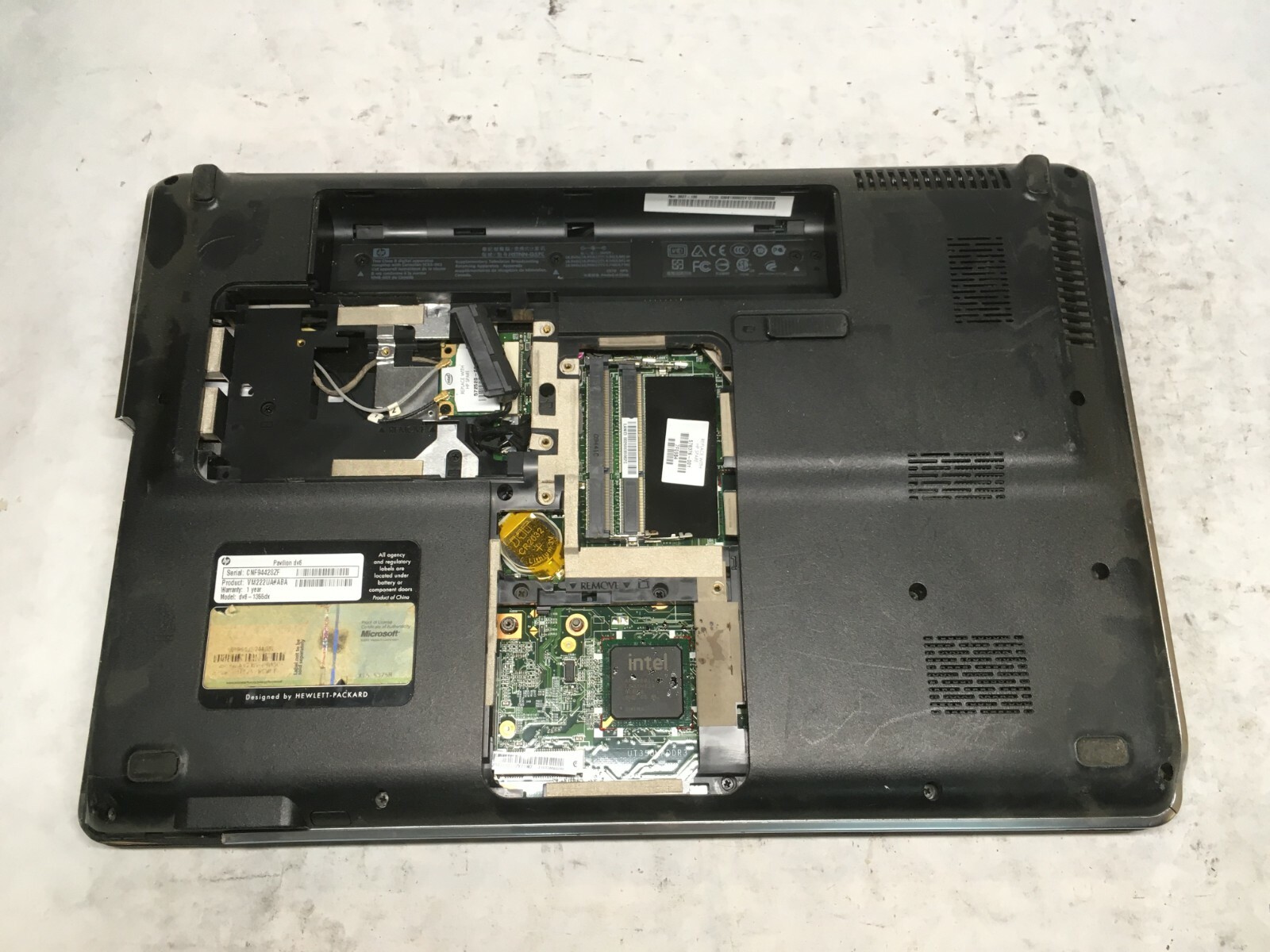 HP Pavilion dv6-1355dx 15″ [AS IS/FOR PARTS] Intel Core 2 Duo T6600 2.2 GHz
