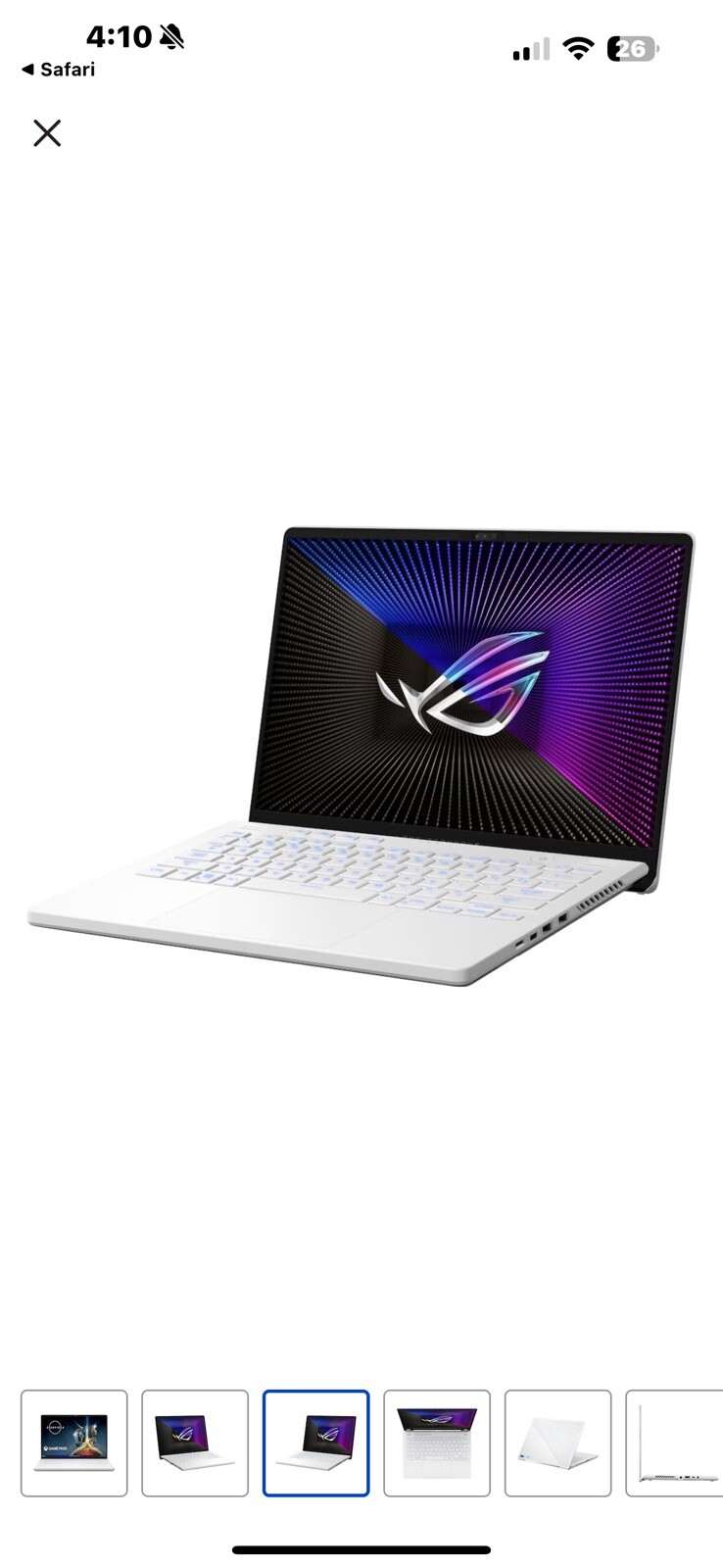 ASUS ROG Zephyrus G14 14″ (1TB SSD, AMD Ryzen 9 6000 Series, 4.90 GHz, 16GB)…