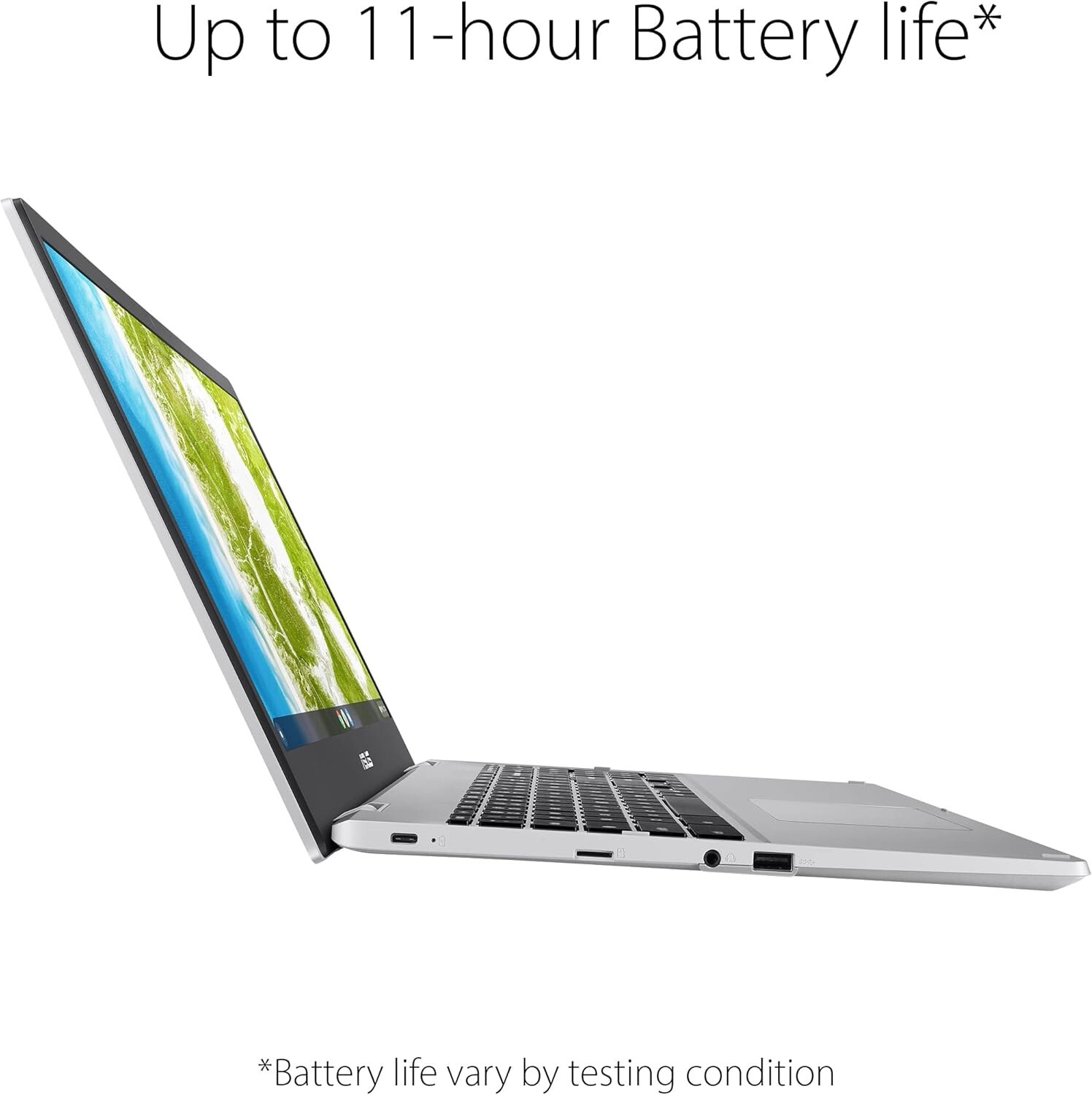 ASUS Chromebook CX1, 15.6″ FHD Celeron N3350 64GB eMMC 8GB Chrome OS Silver NEW