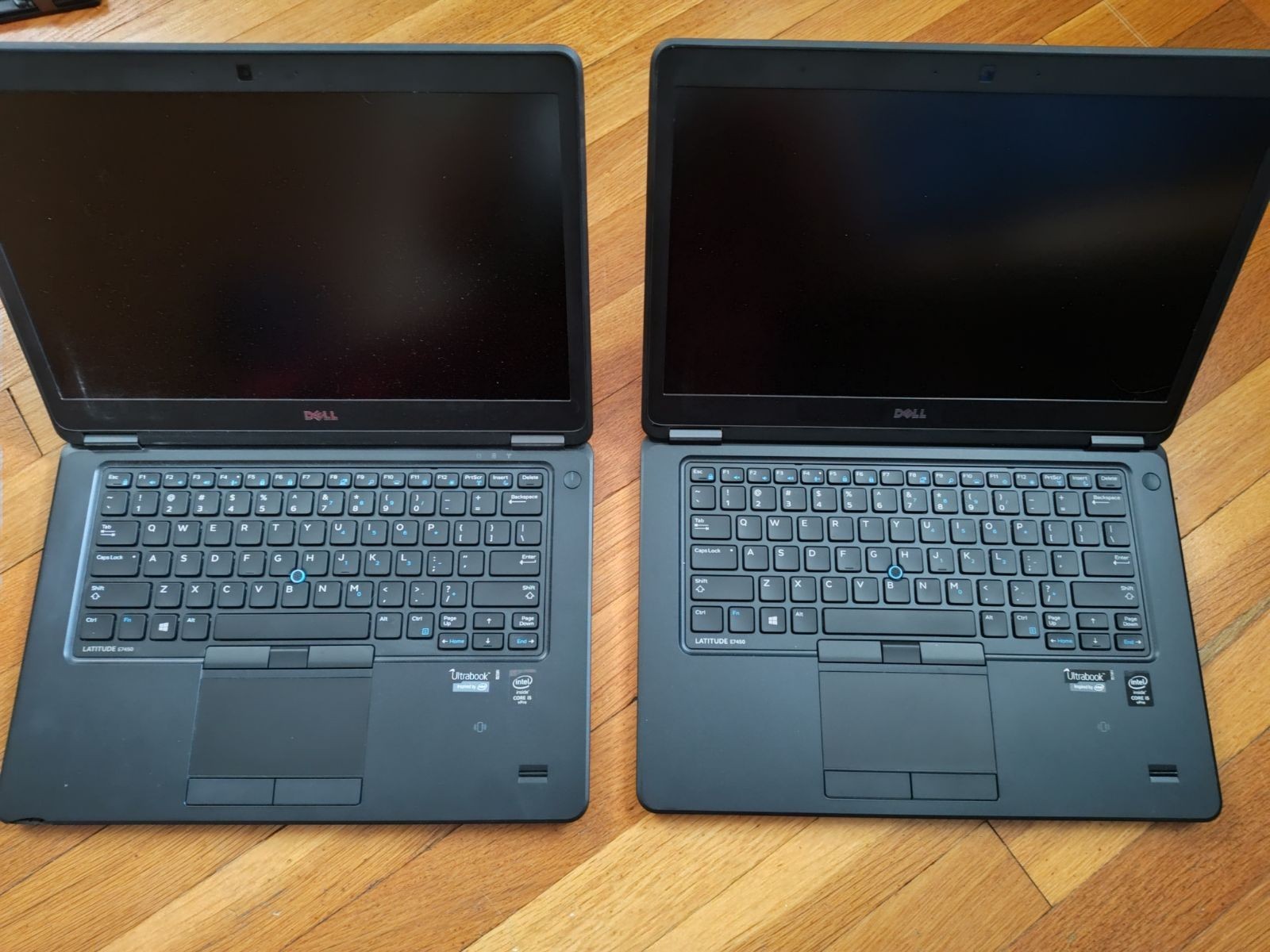 2x Dell Latitude E7450 Ultrabook BROKEN/WONT TURN ON/NO RAM/OS/HDD/COVER/CHARGER