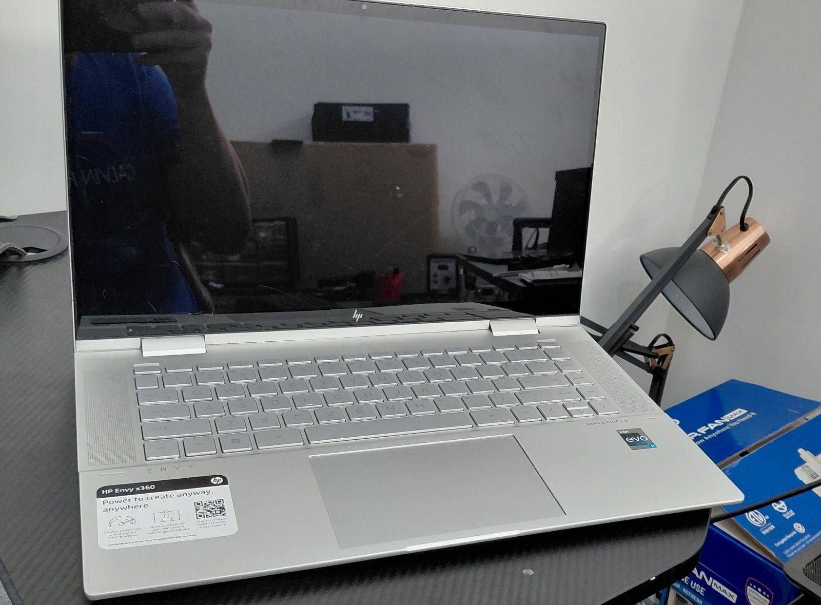 HP Envy X360 15.6 Notebook Laptop 256GB Intel Evo I7 1255U 16 Gb Win11. Read….