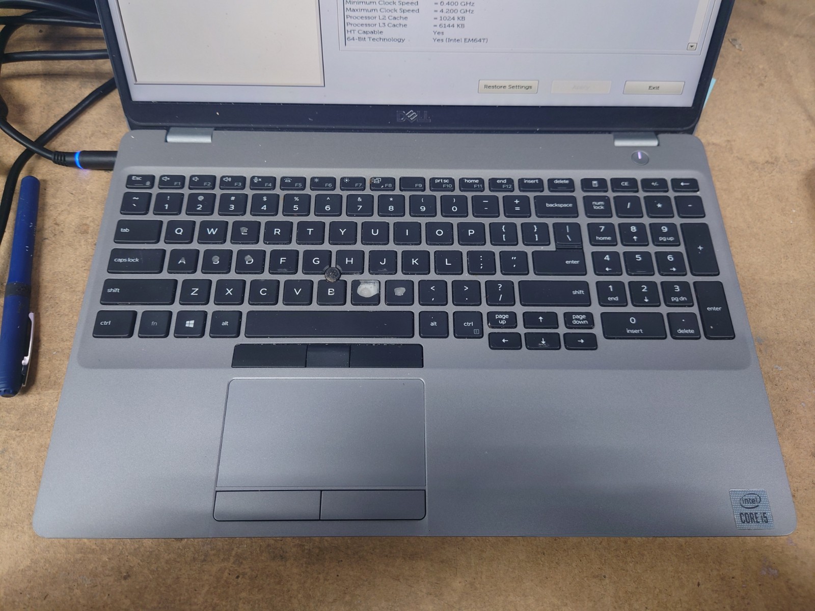Dell Latitude 5510 15.6″ i5-10210U 8GB RAM No Battery/OS/SSD