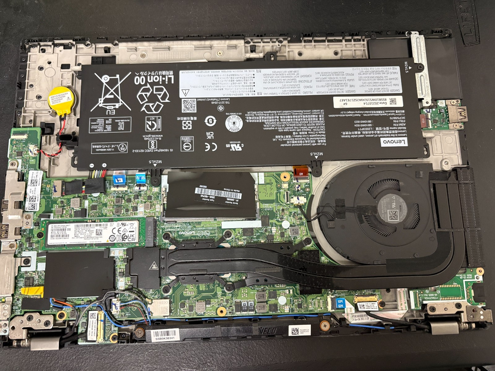 Lenovo ThinkPad P15s Gen2 I7-1165G7 16GB RAM 500GB SSD *See Condition Detail