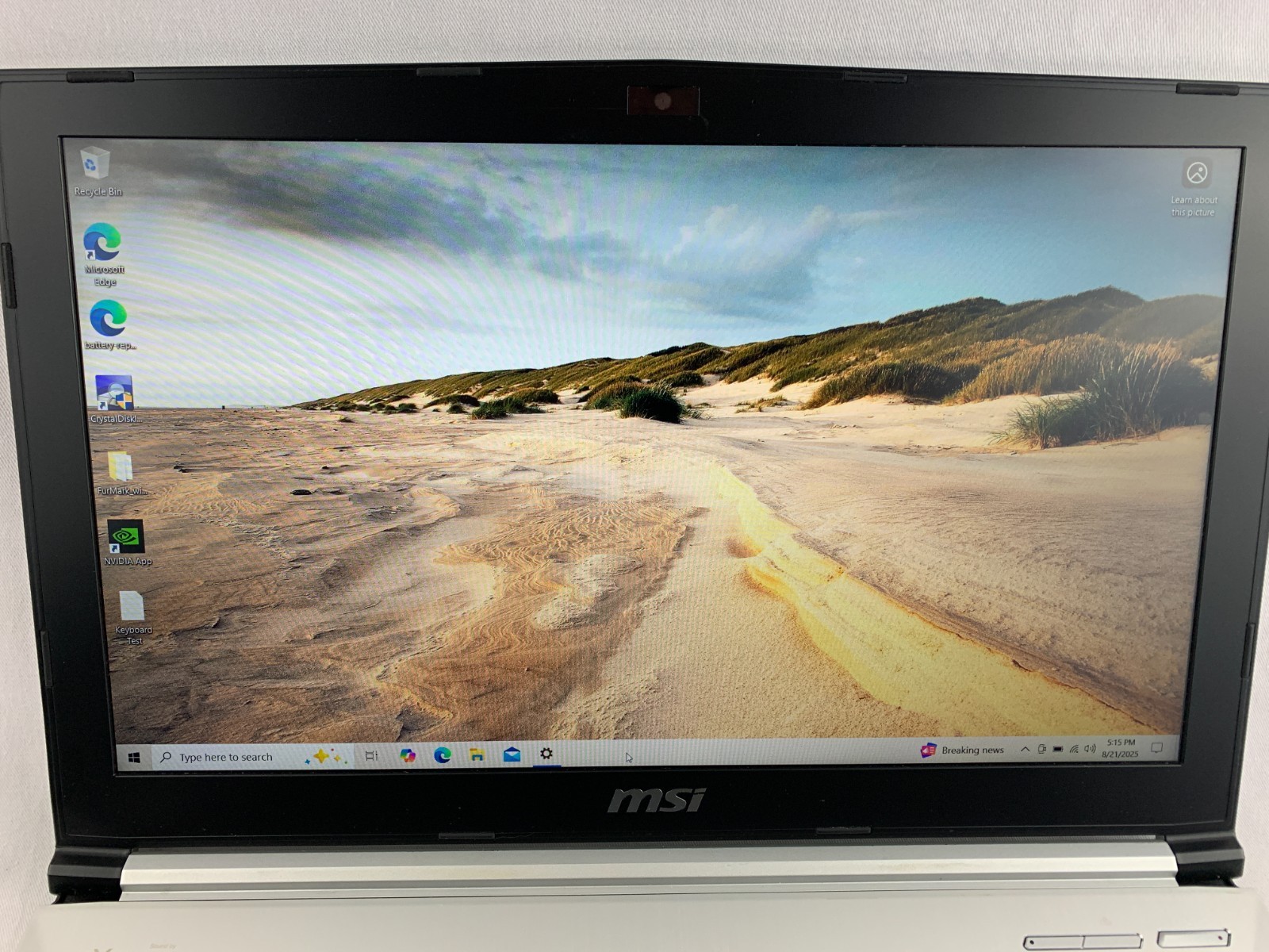 MSI MS-16J2 PE60 2QD Intel Core i7-4720HQ 2.6GHz, 12GB RAM, 1TB HDD, GTX 950M