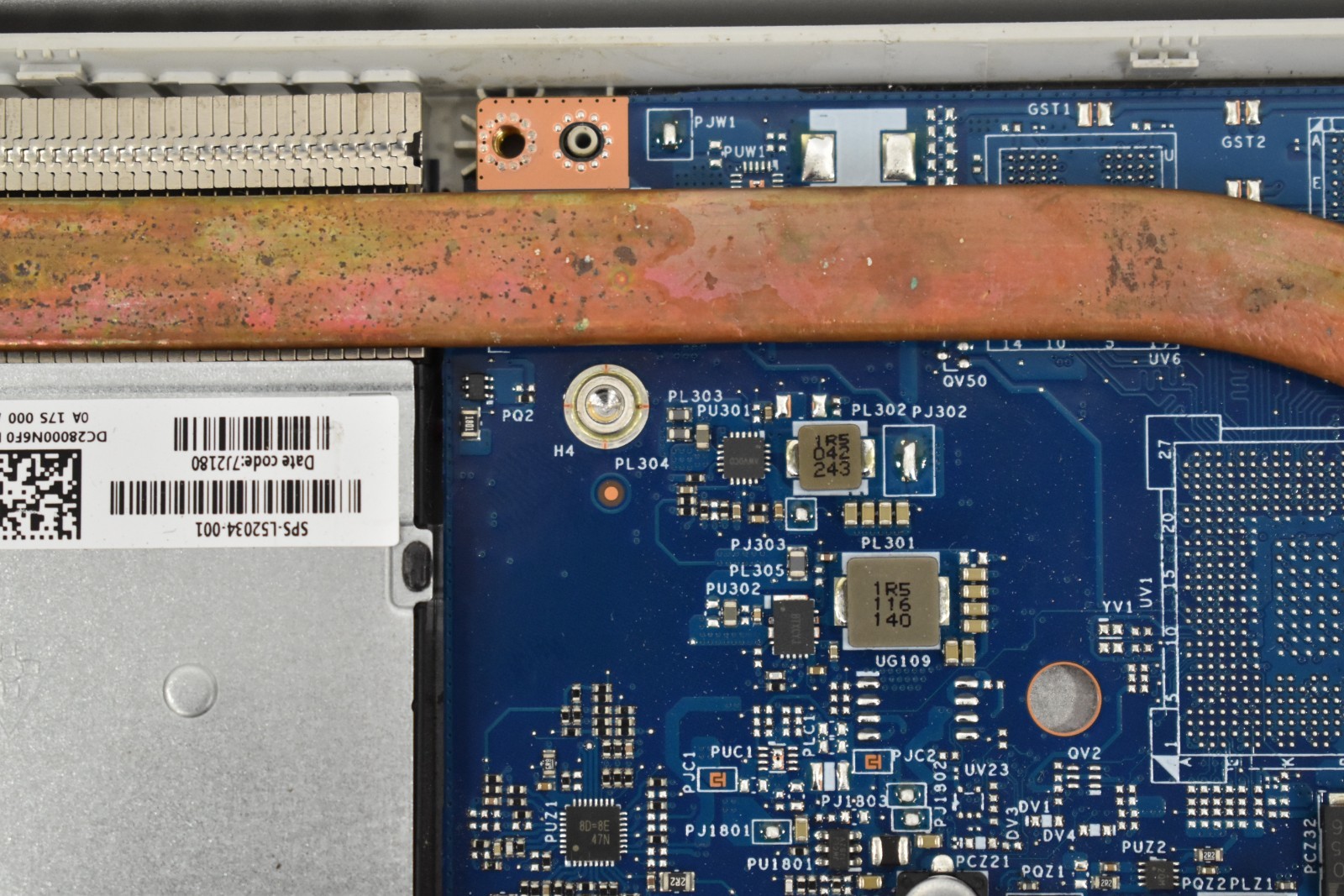 HP 15-dw3163st Laptop i3-1125G4 2.4GHz No RAM No HD No OS For Parts or Repair