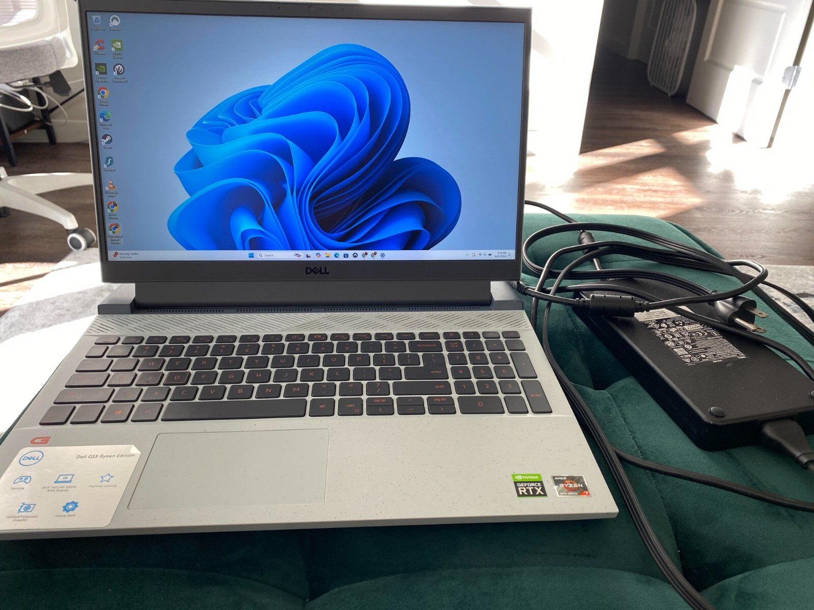 Gently used Dell G15 5515 Laptop Ryzen 7