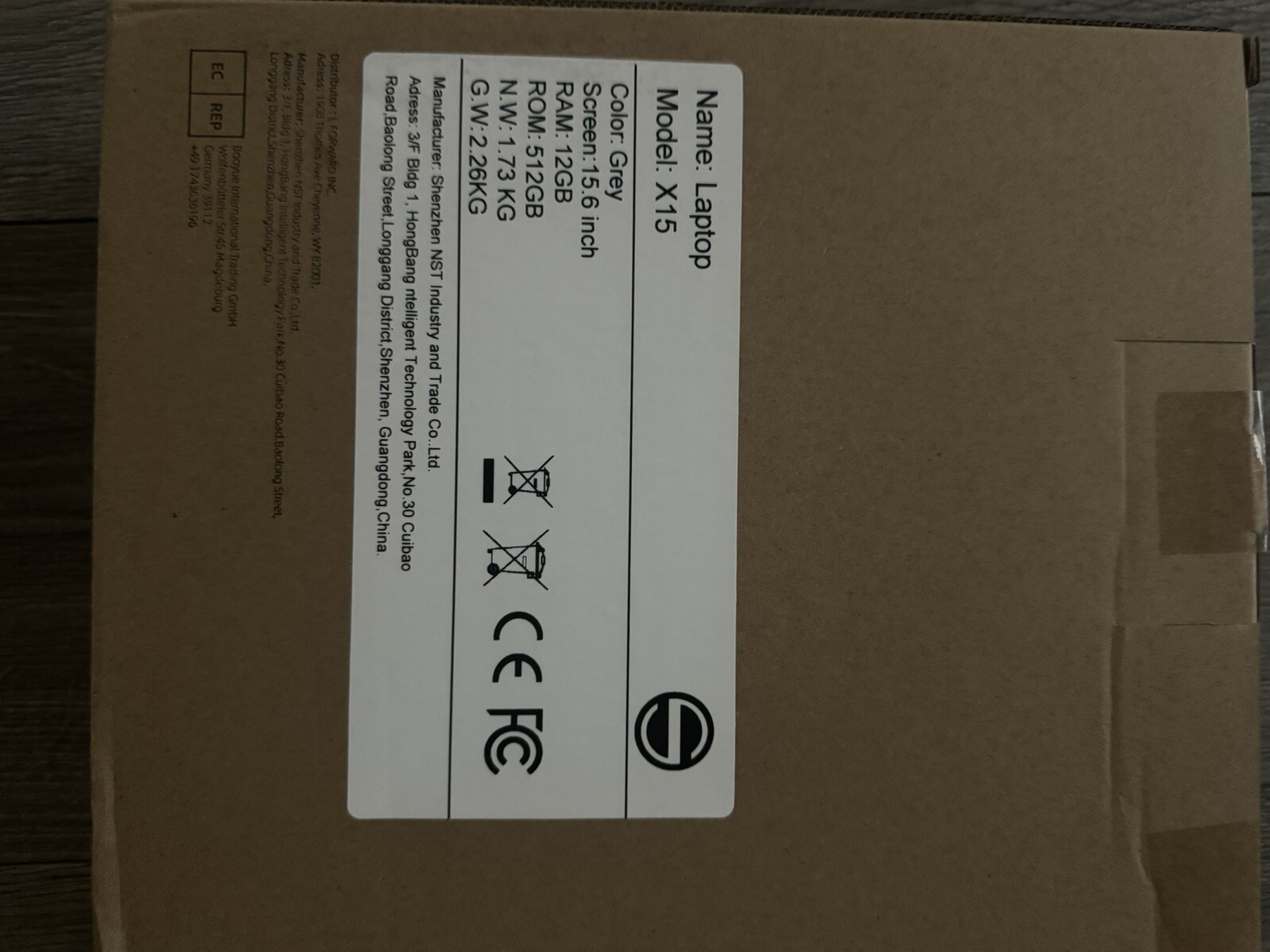Laptop Computer, 15.6 Inch Laptops