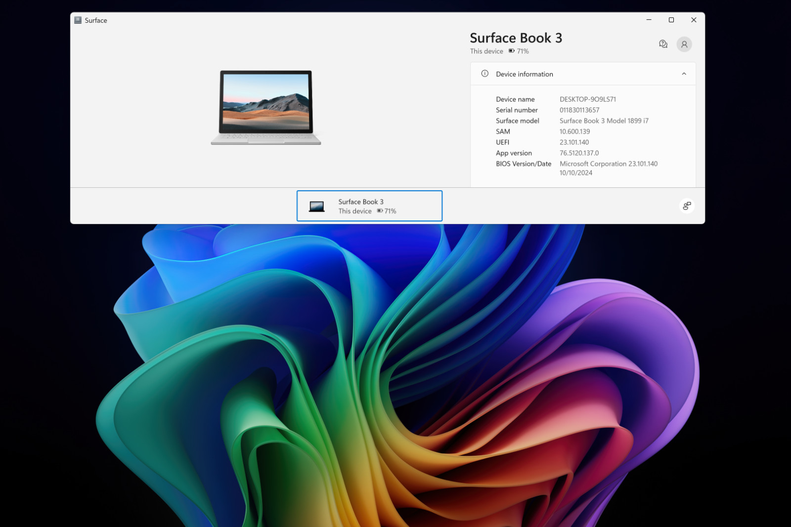 Microsoft Surface Book 3 15″ GTX 1660 Ti i7-1065G7 16GB 256GB SSD Windows 11 Pro