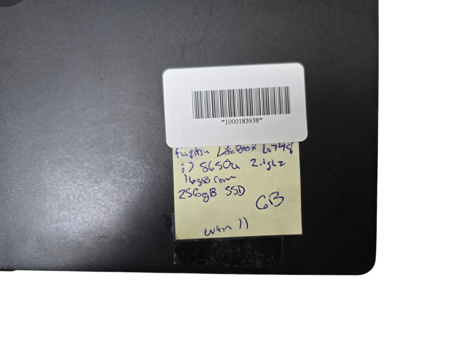 Fujitsu Lifebook U748 i7-8650U@2.1GHz 16GB Ram 256GB SSD Win 11 Tested