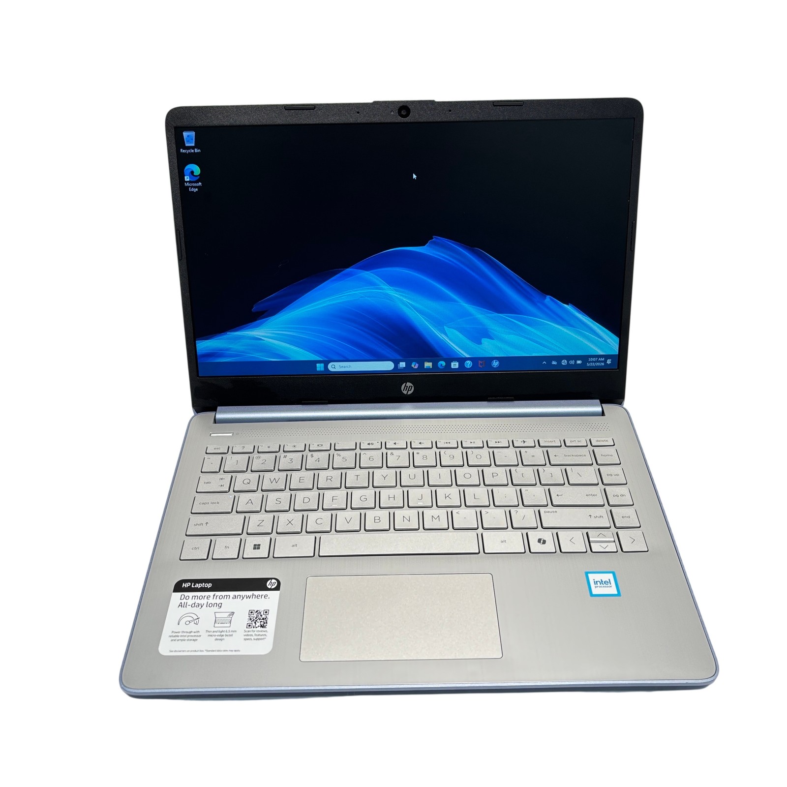 HP 14-dq6012dx Windows 11 Intel N150 .8GHz 4GB RAM 128GB SSD 14″