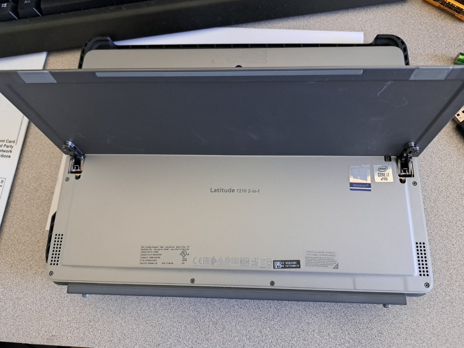Dell Latitude 7210 2 in 1 Tablet|Laptop i7 10th@1.8GHz 16GB 512GB Touch + Pouch