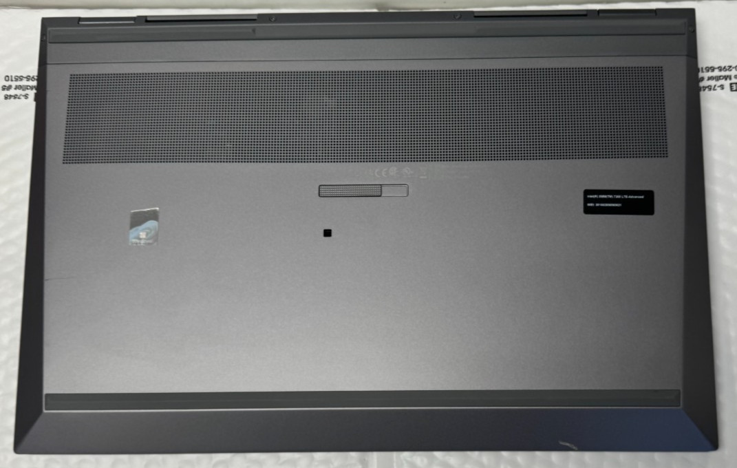 HP ZBOOK FURY 17 G8 i7 T1200 4K TOUCH 32GB – Overall Great Shape