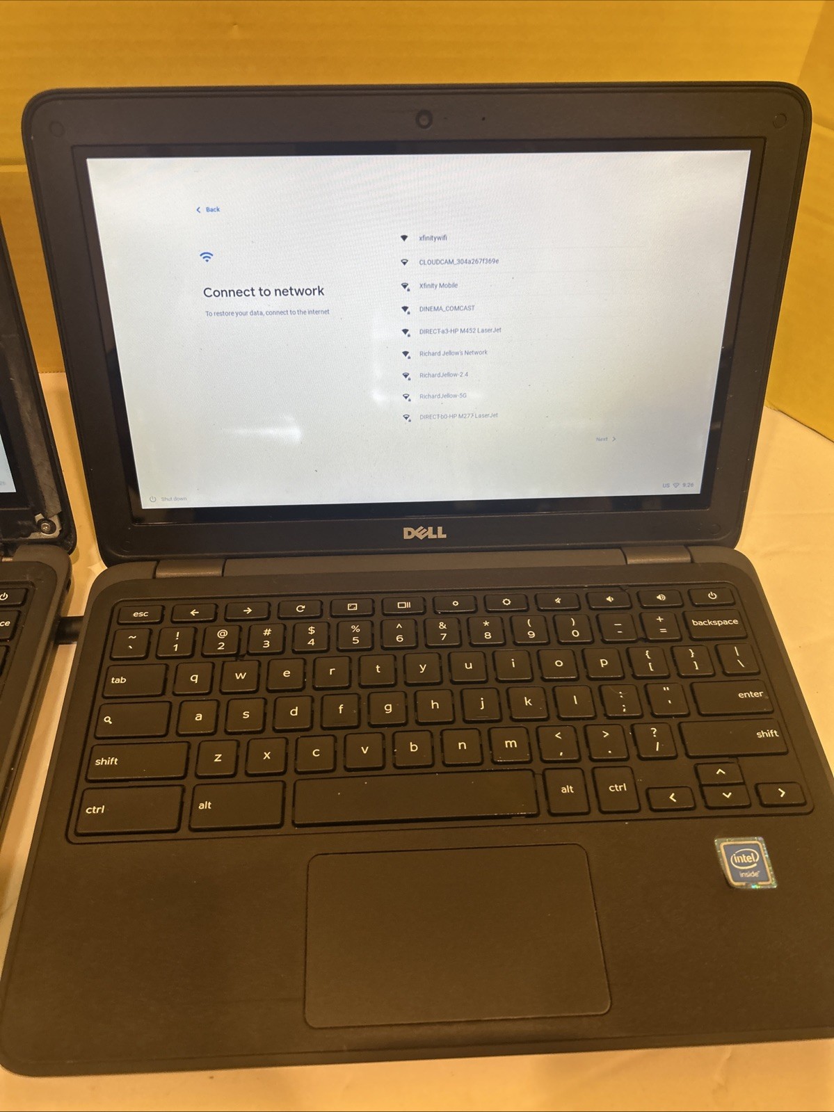 2x Dell Chromebook 3180 Touch 11.6″ 4GB 16GB Grade B Screen Blemishes Works