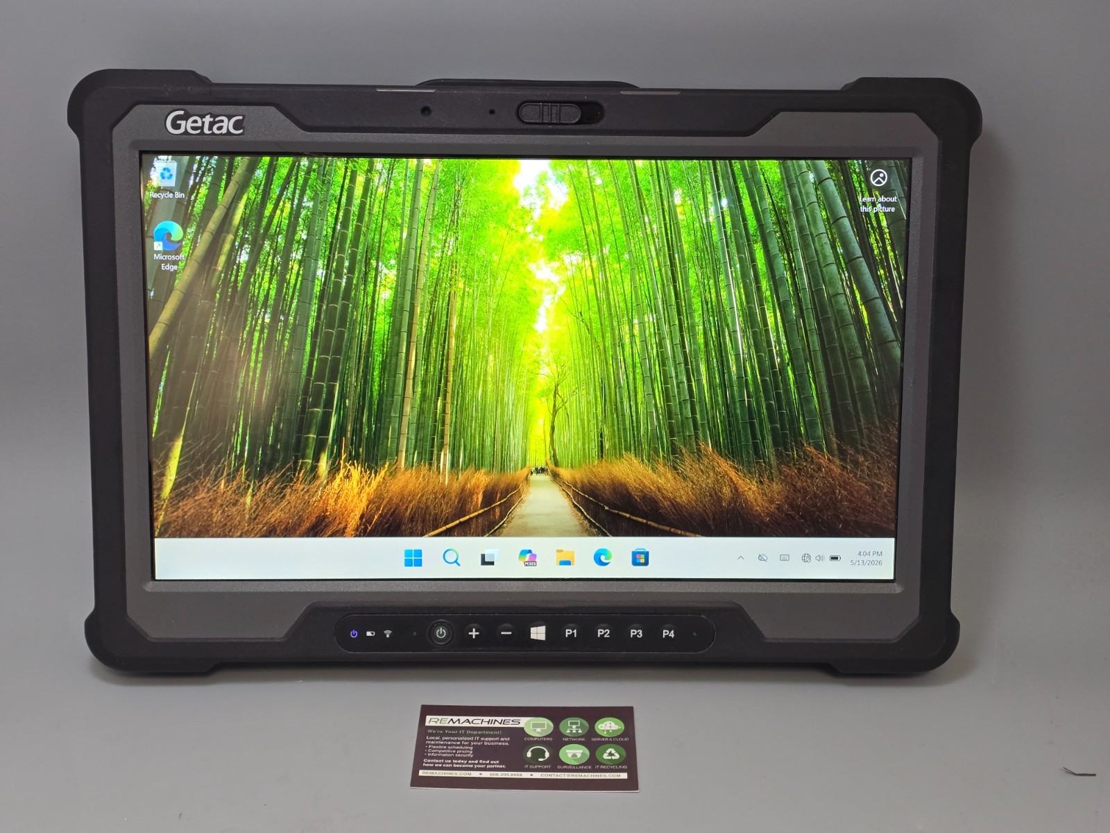 Getac A140 G2 Rugged Tablet Core i5-10310U 1.7GHz 8GB RAM 256GB SSD 11 PRO