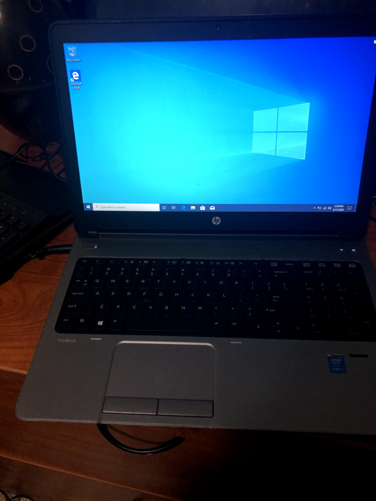 hp probook 650 g1 i7-4712MQ CPU 2.30 GHZ 8 GB RAM 256 SSD WIN 10 PRO