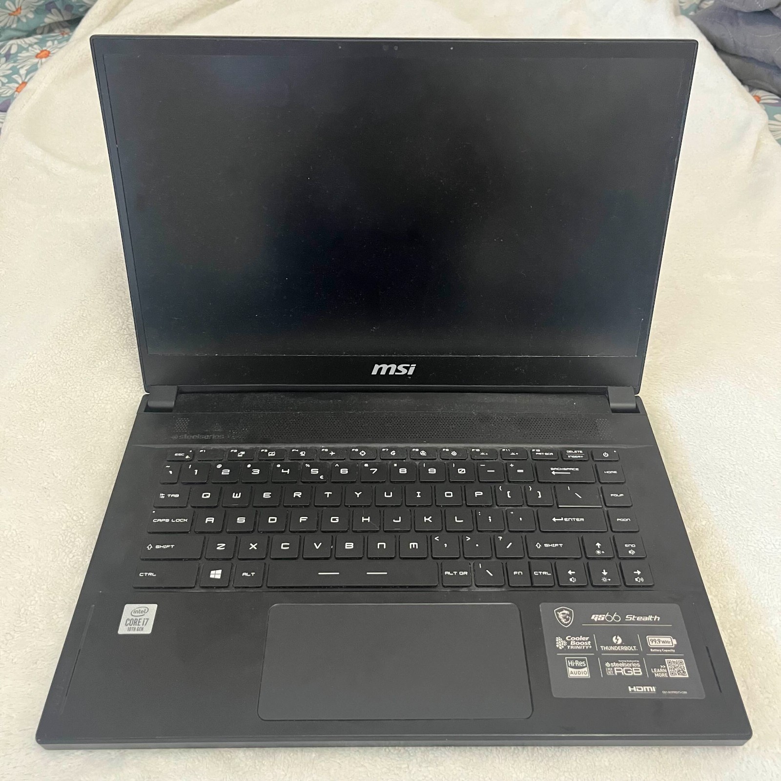 MSI GS66 Stealth 10SE 15.6″ 144Hz (512GB SSD, Intel Core i7 10th Gen., 5.00 GHz,