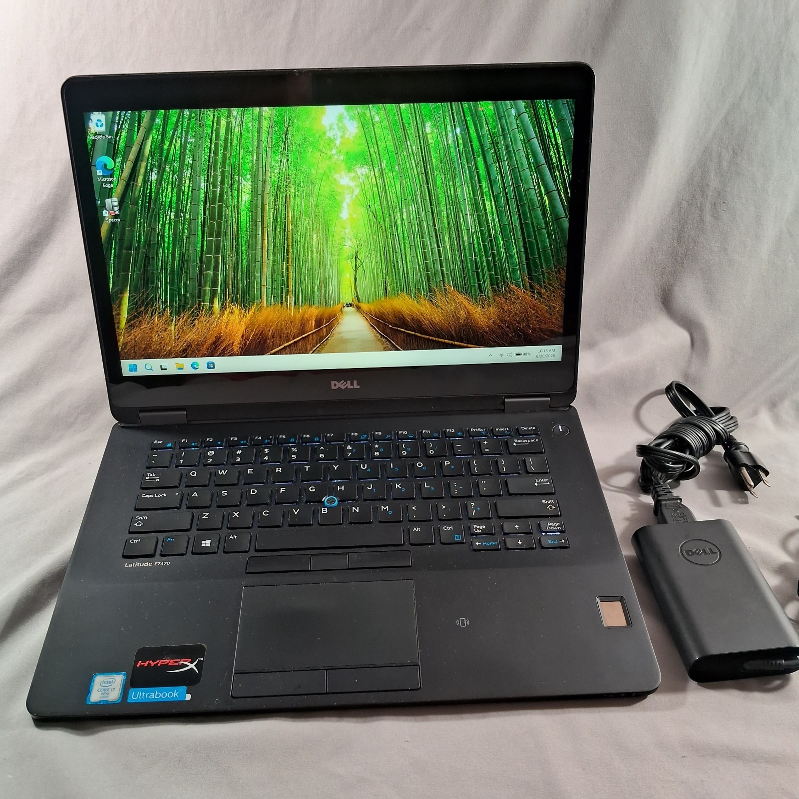 Dell E7470 14 in (512GB SSD, Intel Core i7-6600U, 2.60 GHz, 16 GB) Laptop, Win11