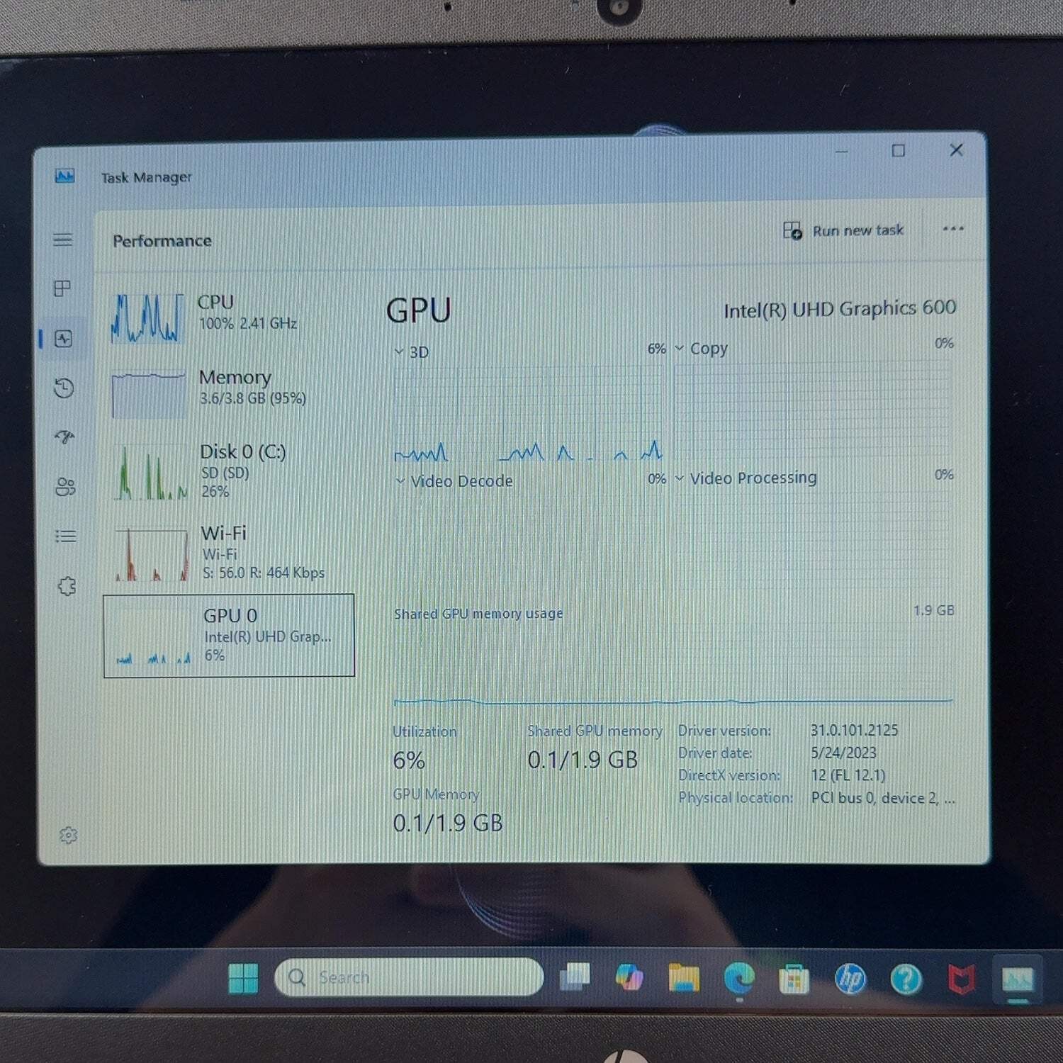 HP Laptop 14-DQ0054DX 14″ Celeron N4120 1.1GHz 4GB RAM 64GB SSD