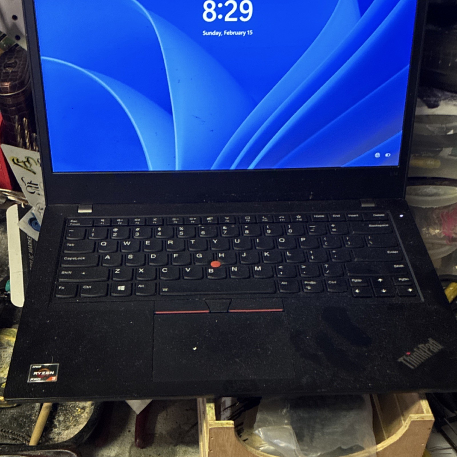 Lenovo ThinkPad 14in FHD Ryzen 3 PRO 4450U 8GB RAM 128GB NVMe Black