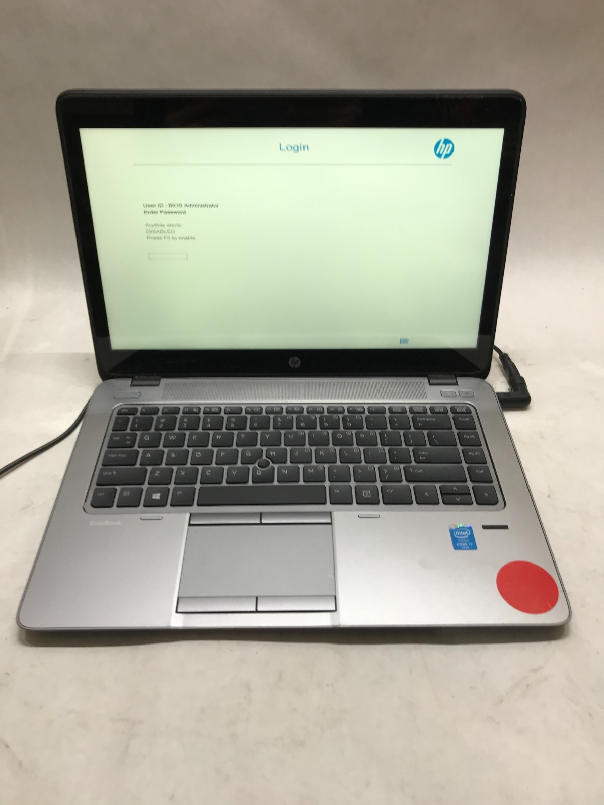 HP EliteBook 840 G2 14″ Intel Core i7 NO RAM NO HDD/OS For Parts BIOS LOCK! – DW