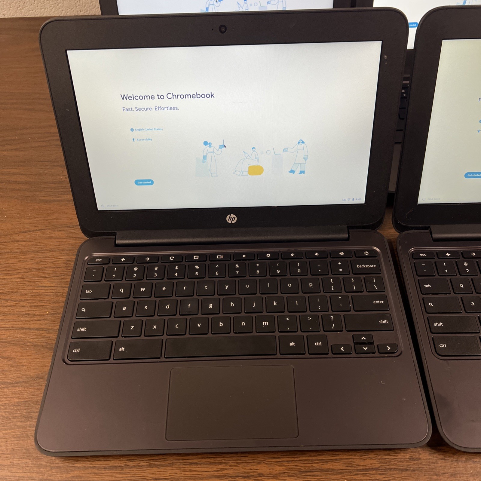 HP Chromebook 11 G4 11.6″ (N2840 – 4GB RAM – 16GB Storage) – Lot of 4