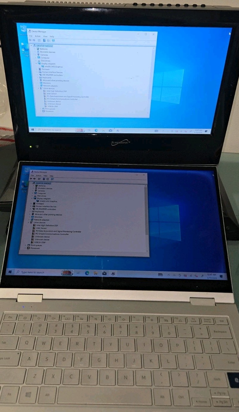Samsung NP730QCJ Intel i7 GEN 10 118GB SSD, 12GB RAM Windows 10 No AC *READ*