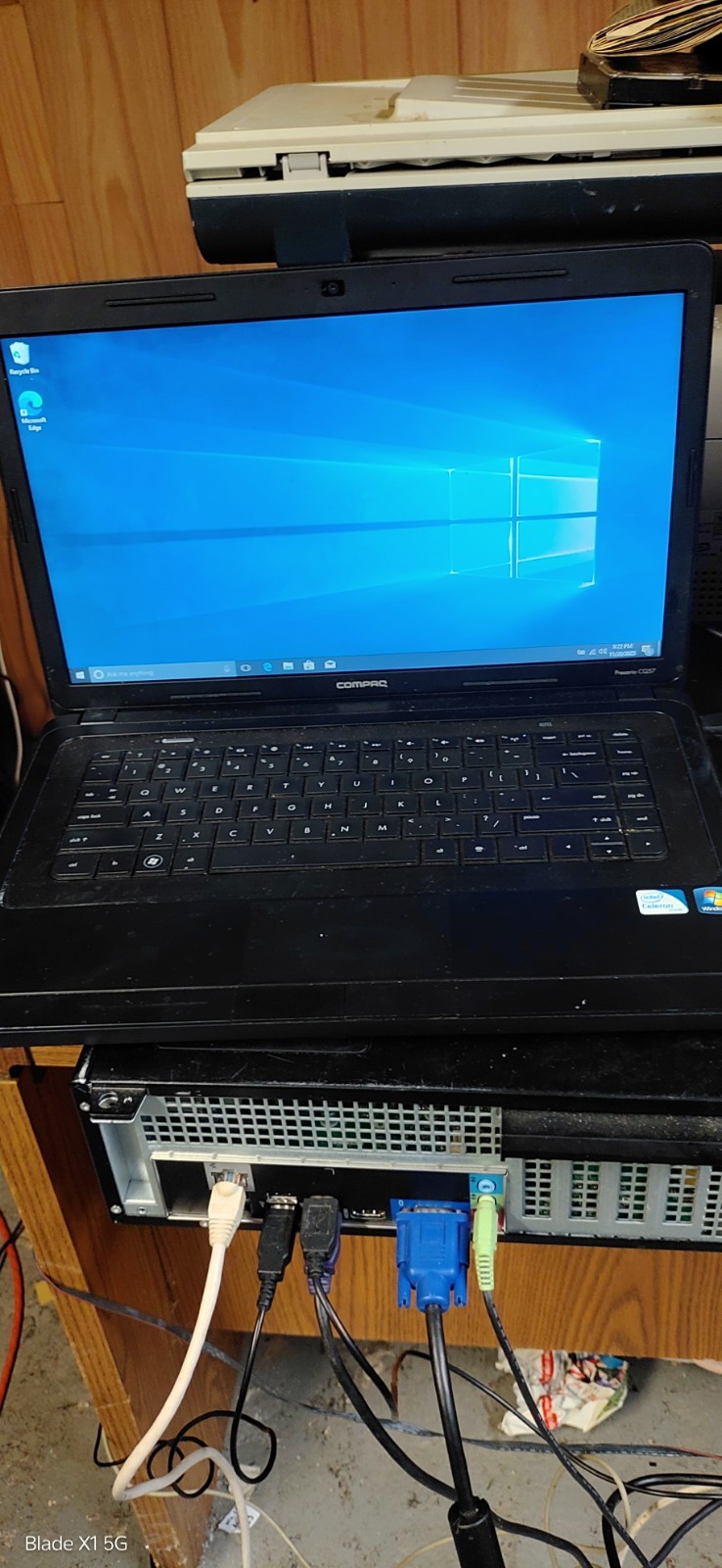 HP Compaq Presario CQ57 Laptop Windows 10 With Charger 8GB Ram Good Battery