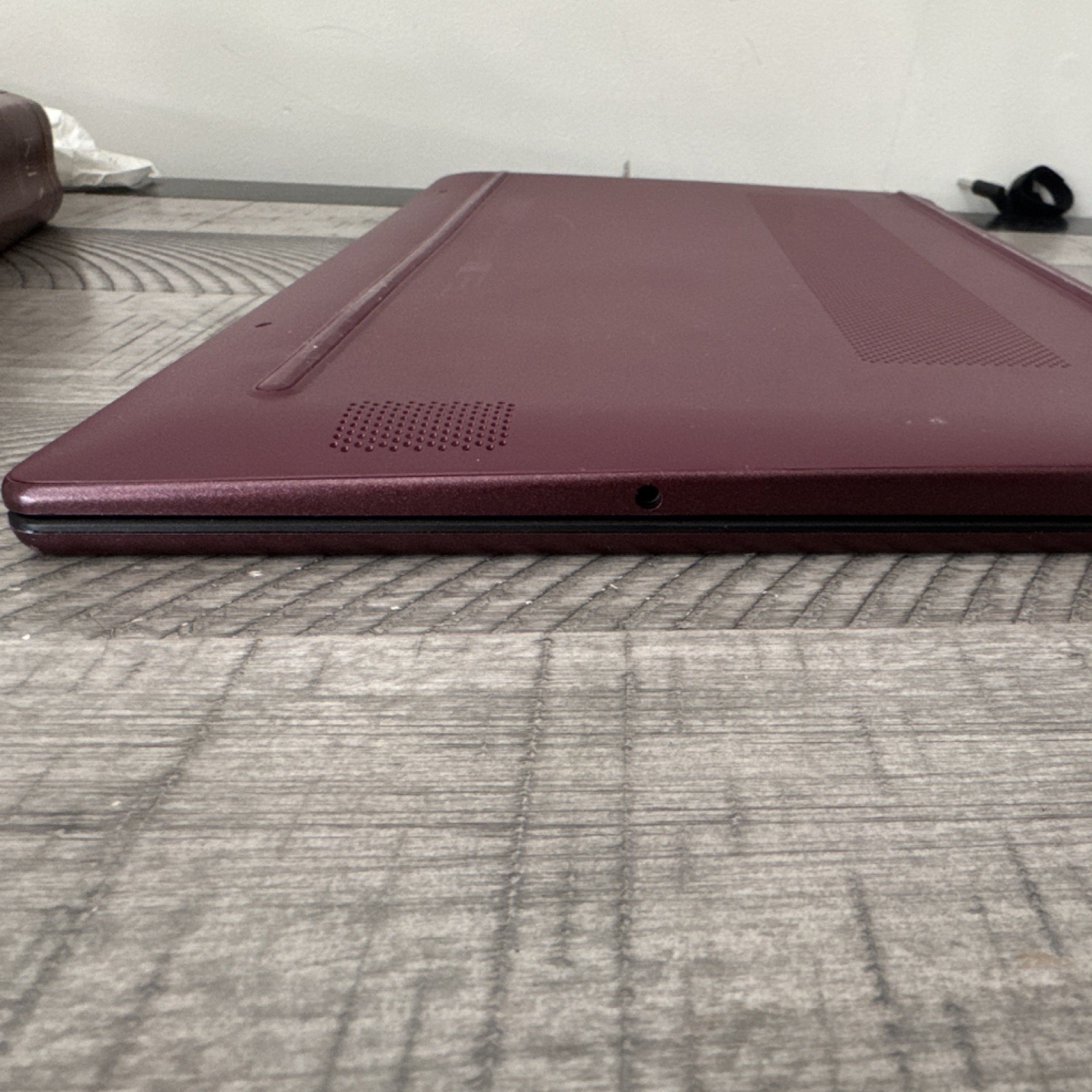 HP Notebook Laptop Red Burgundy Color Portable Computer Lightweight Slim Design